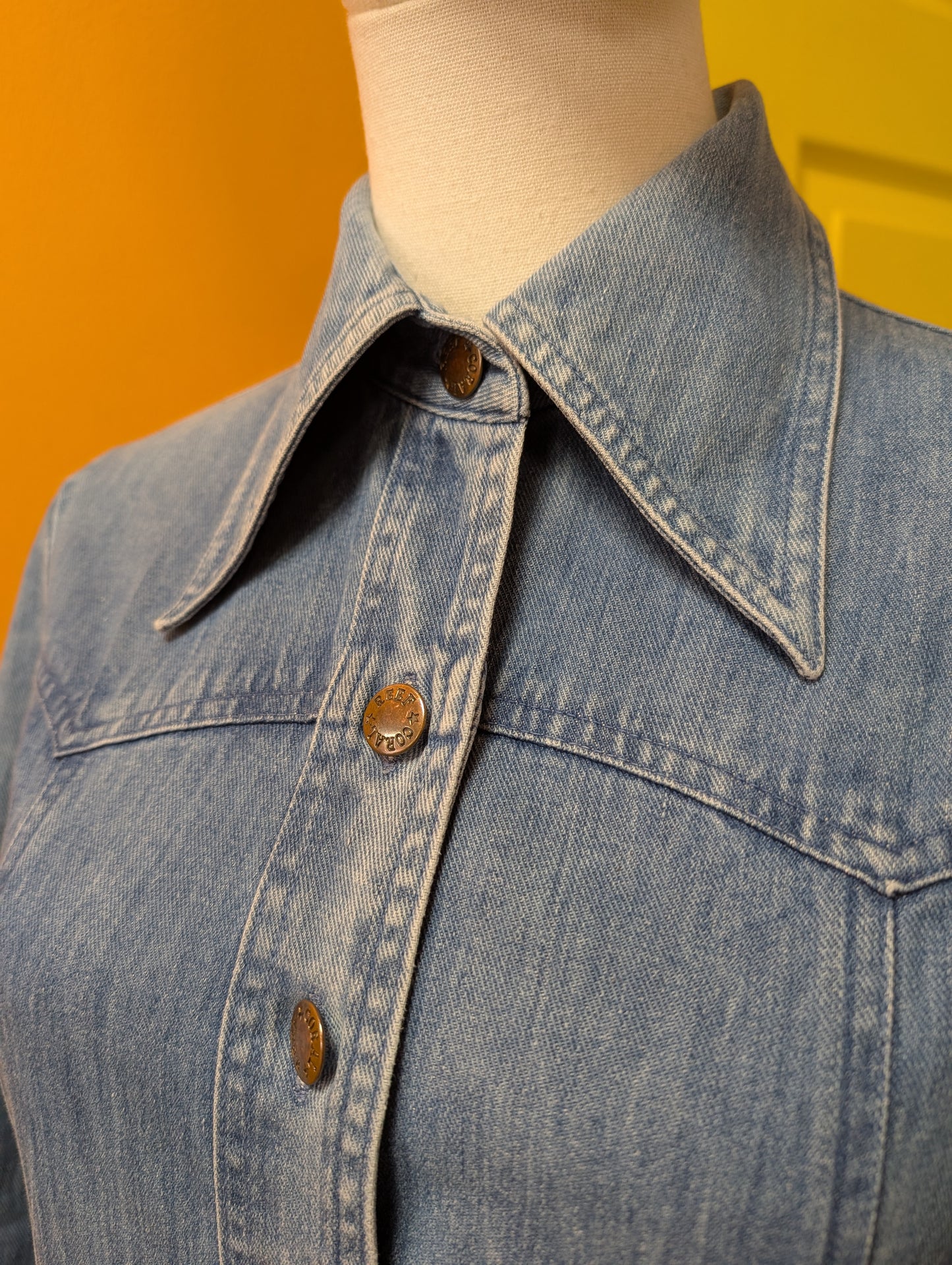 1970s Coral Reef denim shirt