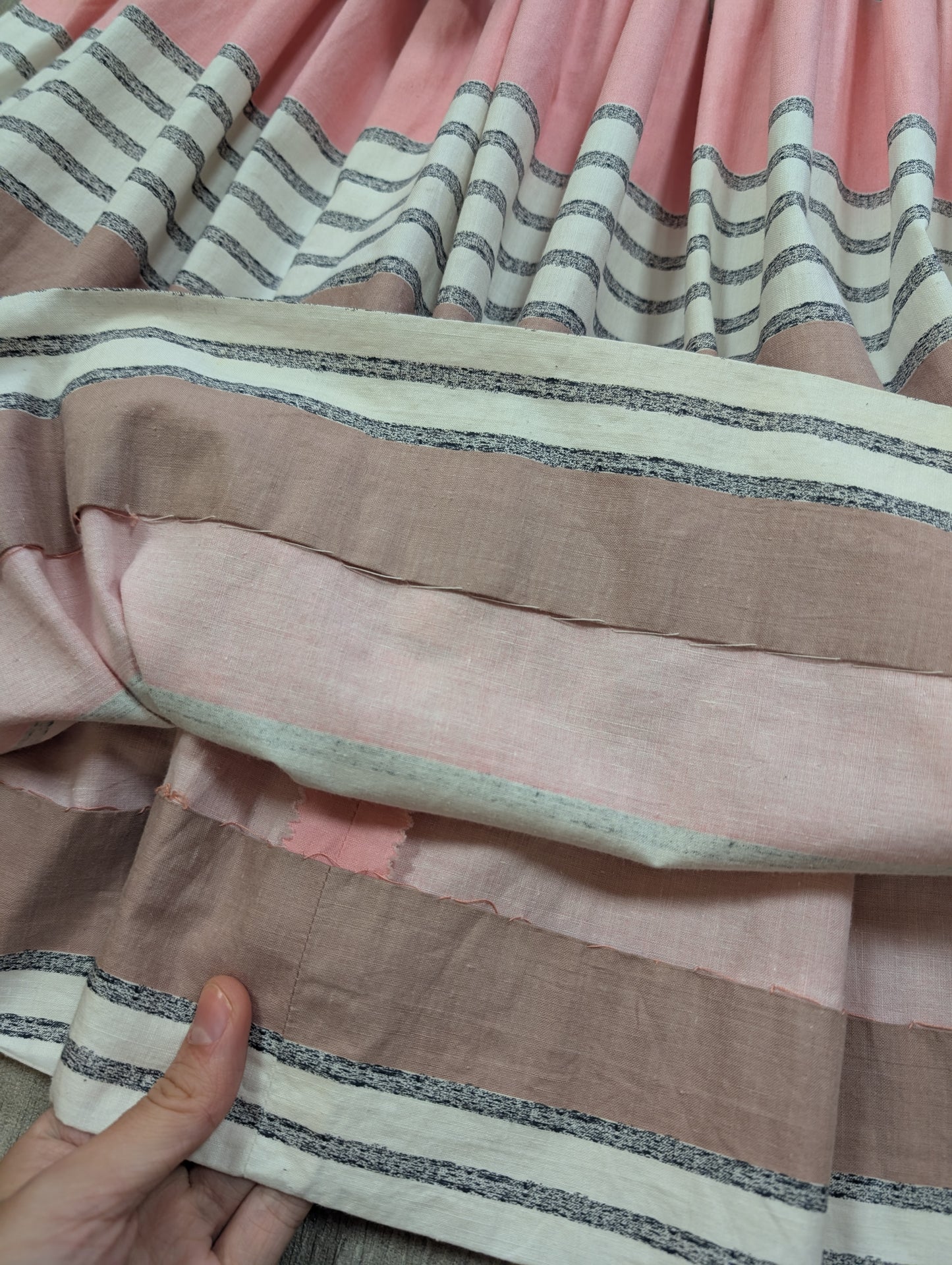 1950s Holyrood cotton dress and belt- XS/6