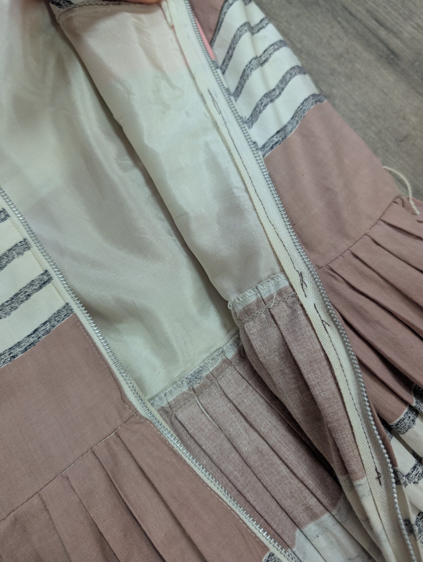 1950s Holyrood cotton dress and belt- XS/6