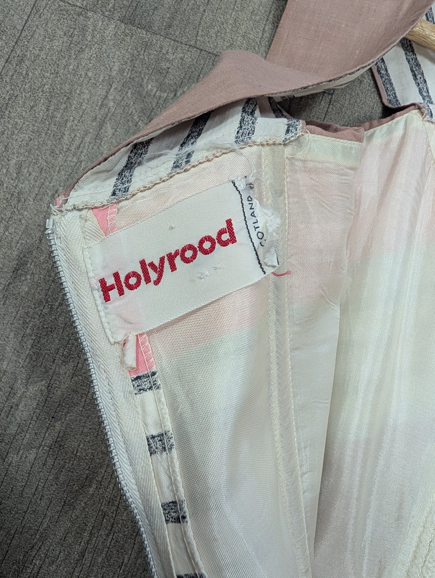 1950s Holyrood cotton dress and belt- XS/6