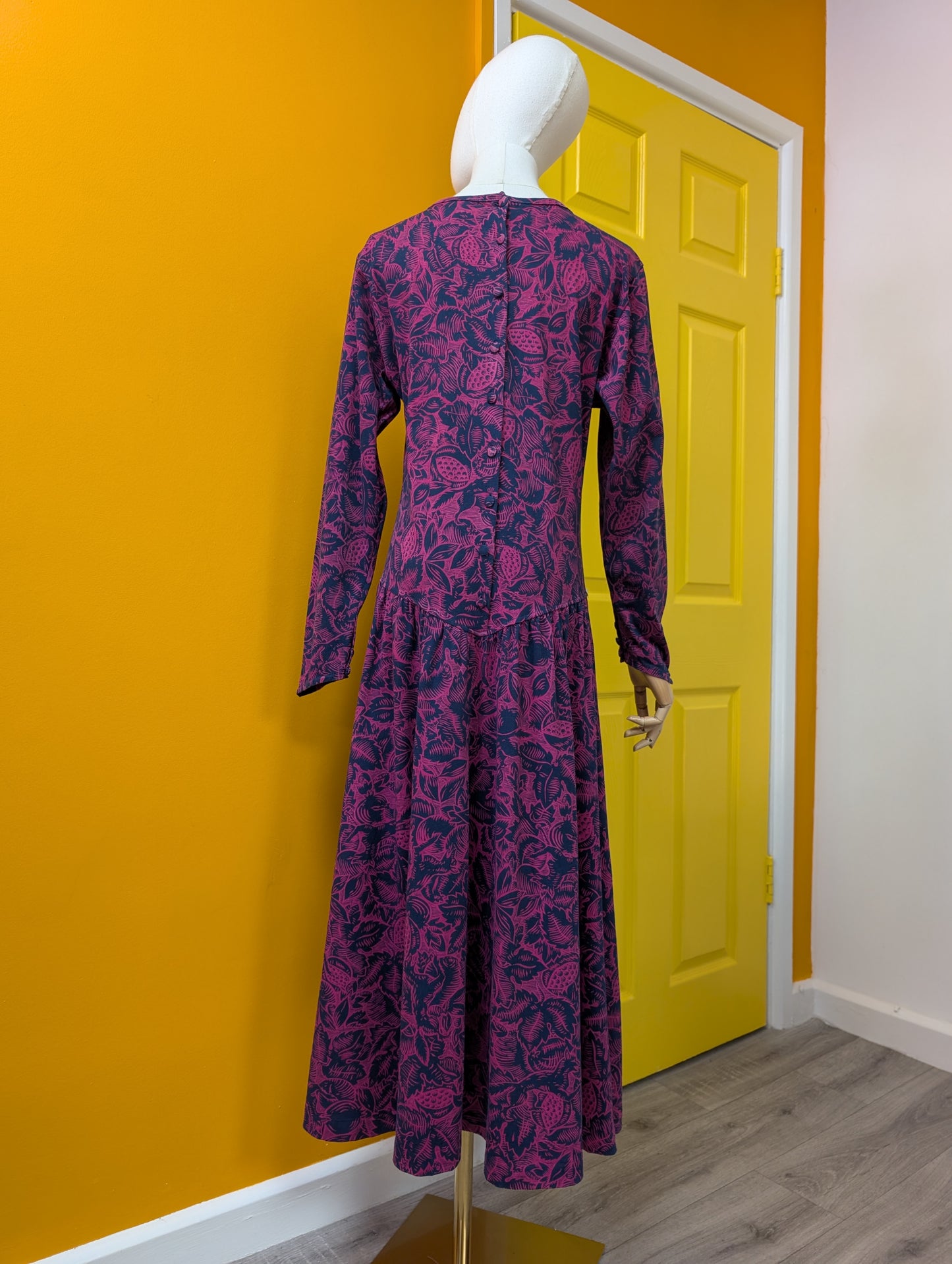80s/90s Laura Ashley made in Portugal cotton dress - 10