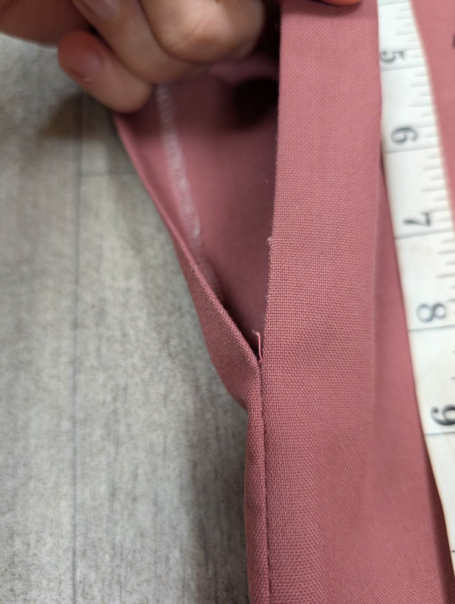 70s/80s dusky pink dress and belt - S/8/10