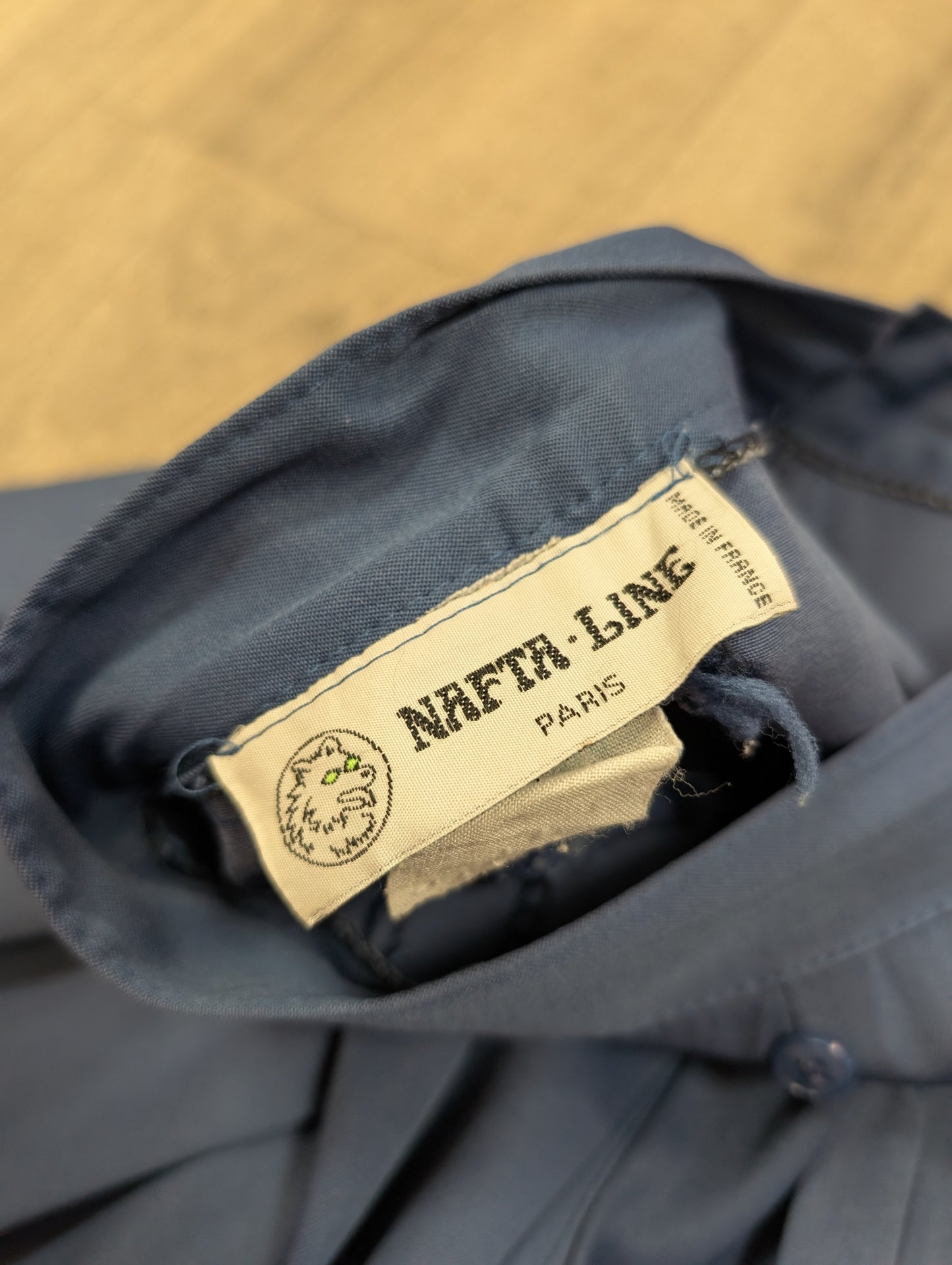 1980s Nafta Line blue culotte shorts - 24" waist /6