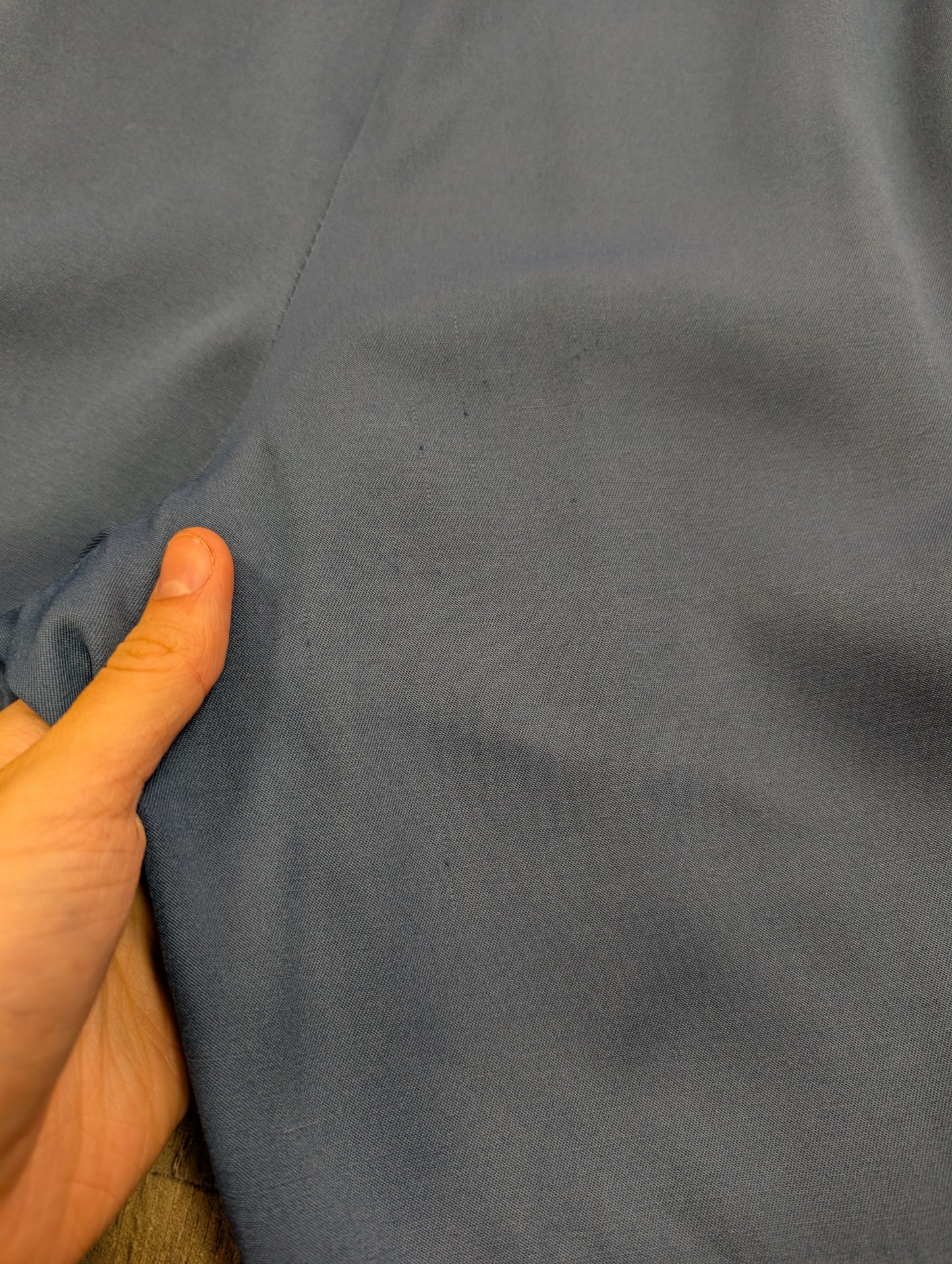1980s Nafta Line blue culotte shorts - 24" waist /6