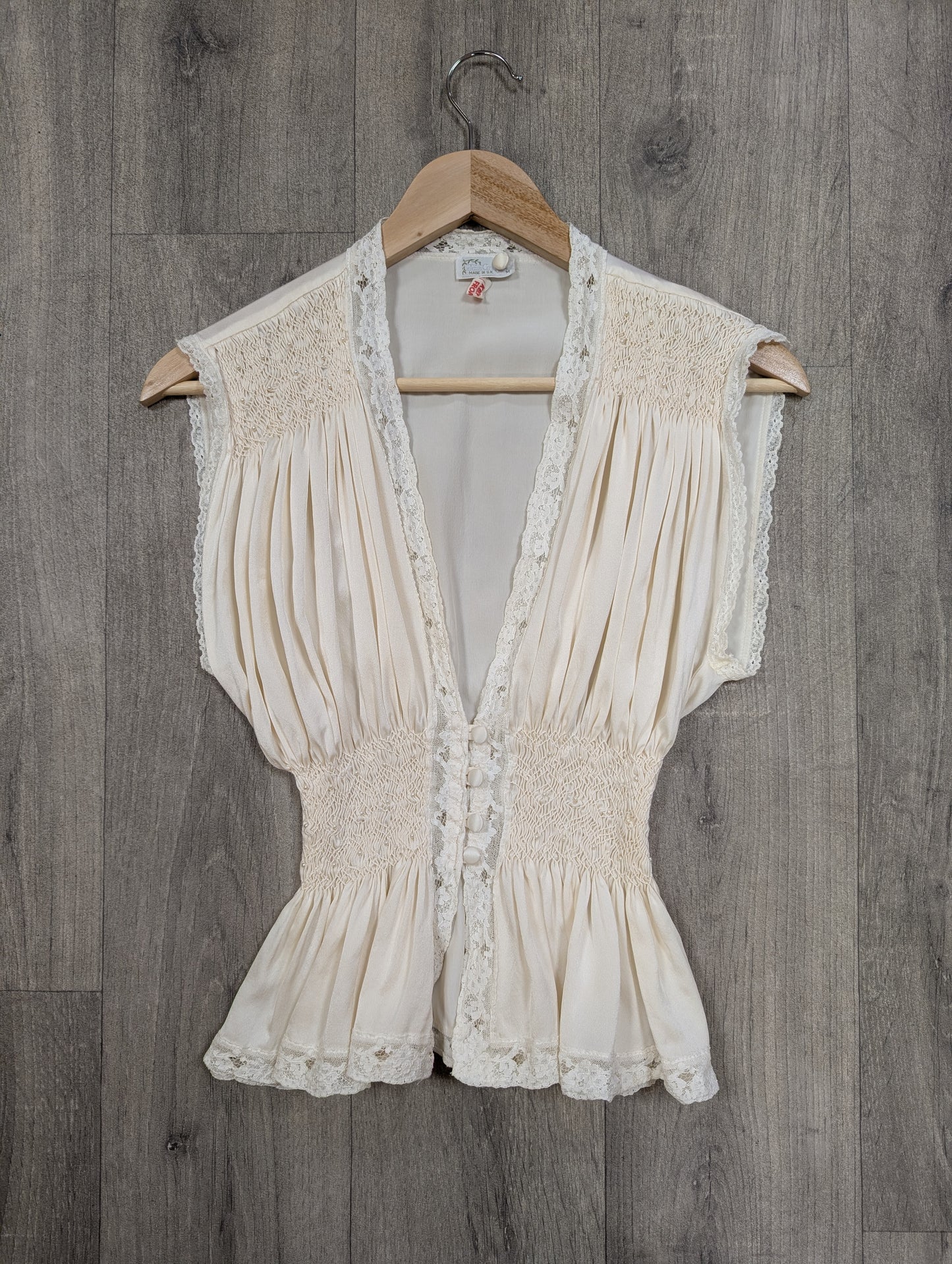 70s/80s Julia Grahame pure silk top and trouser set - XS/S
