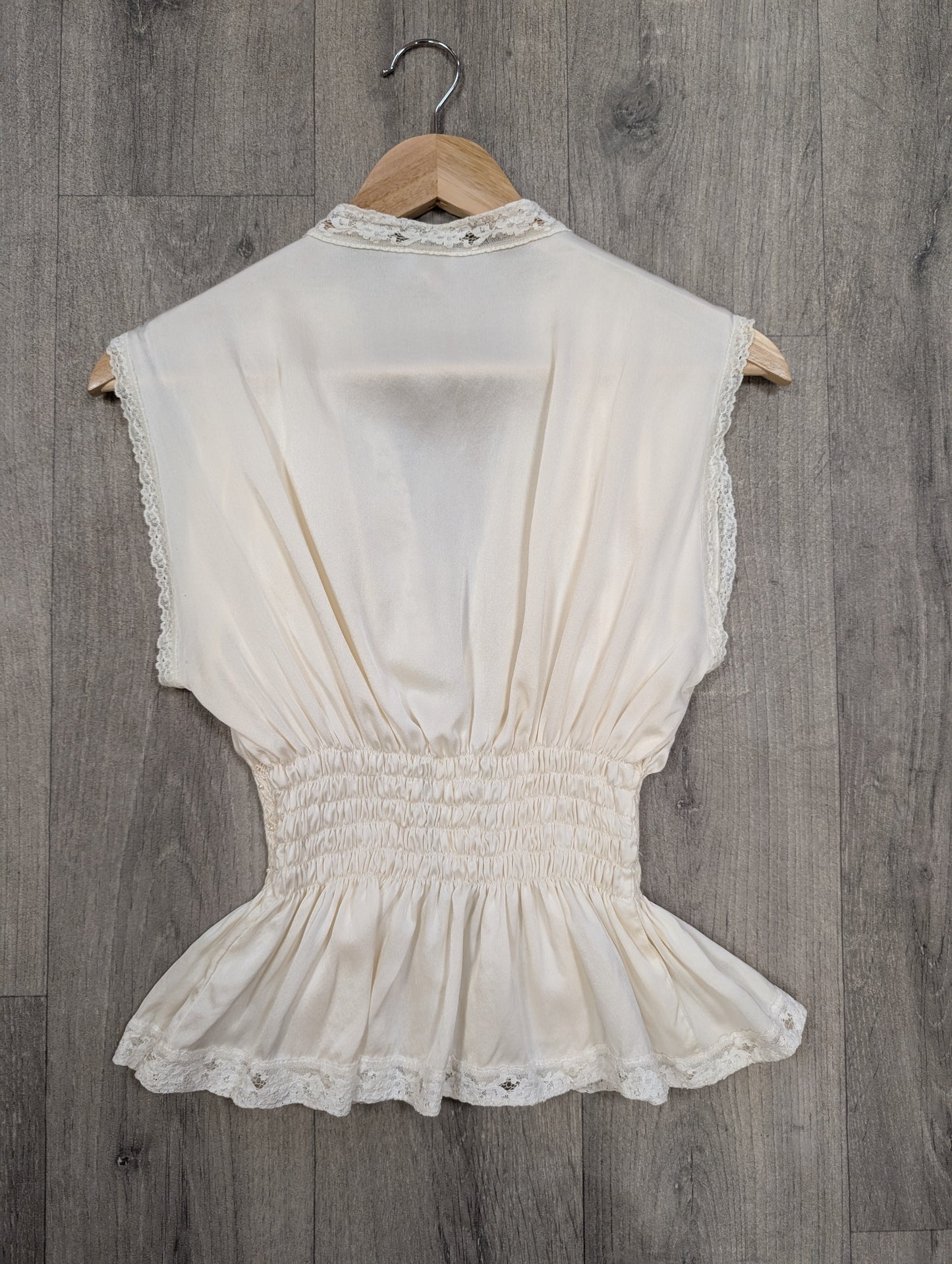 70s/80s Julia Grahame pure silk top and trouser set - XS/S