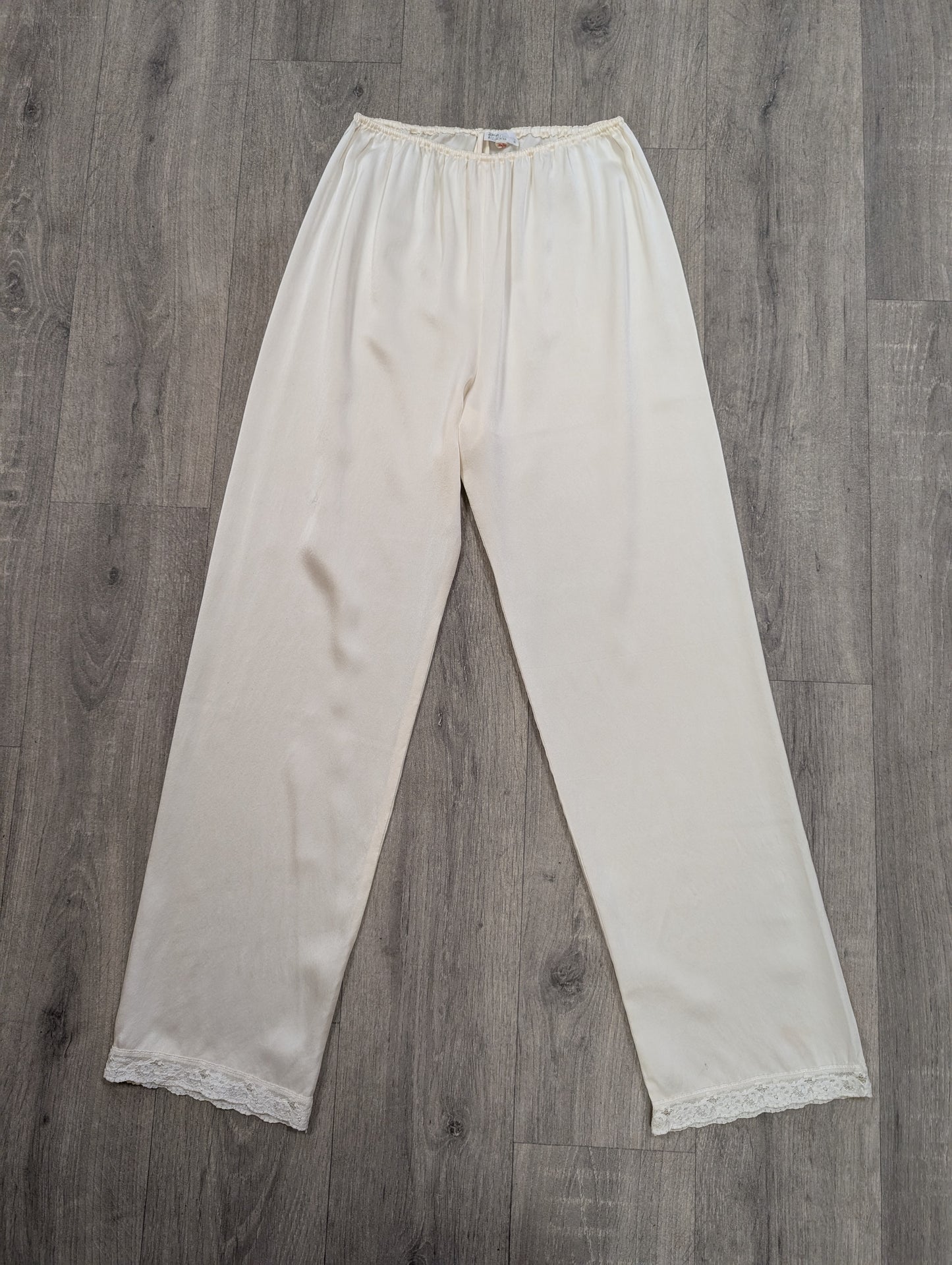 70s/80s Julia Grahame pure silk top and trouser set - XS/S