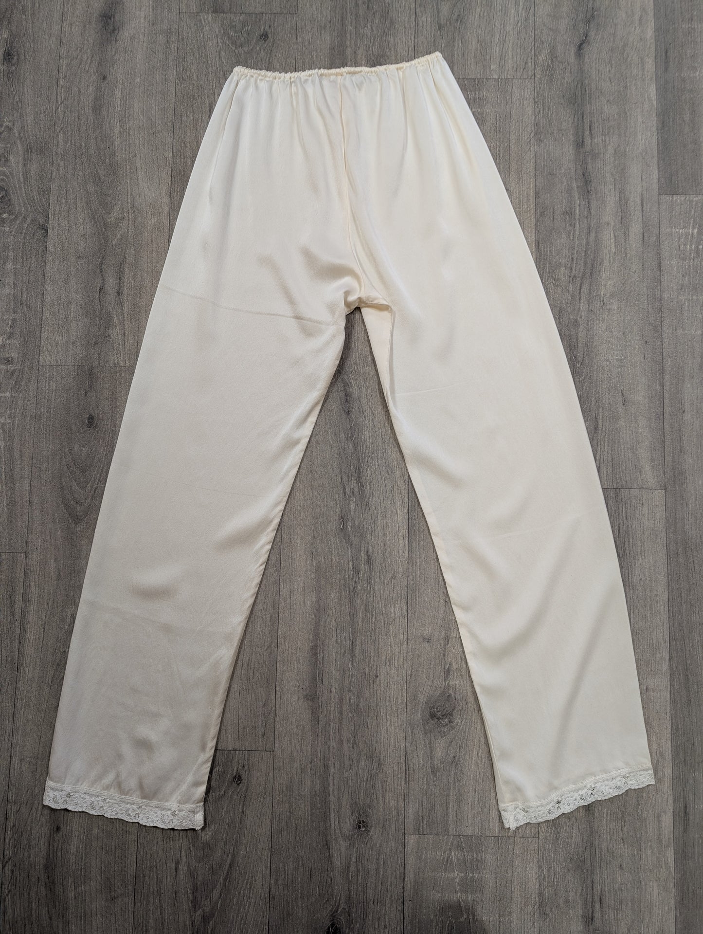 70s/80s Julia Grahame pure silk top and trouser set - XS/S