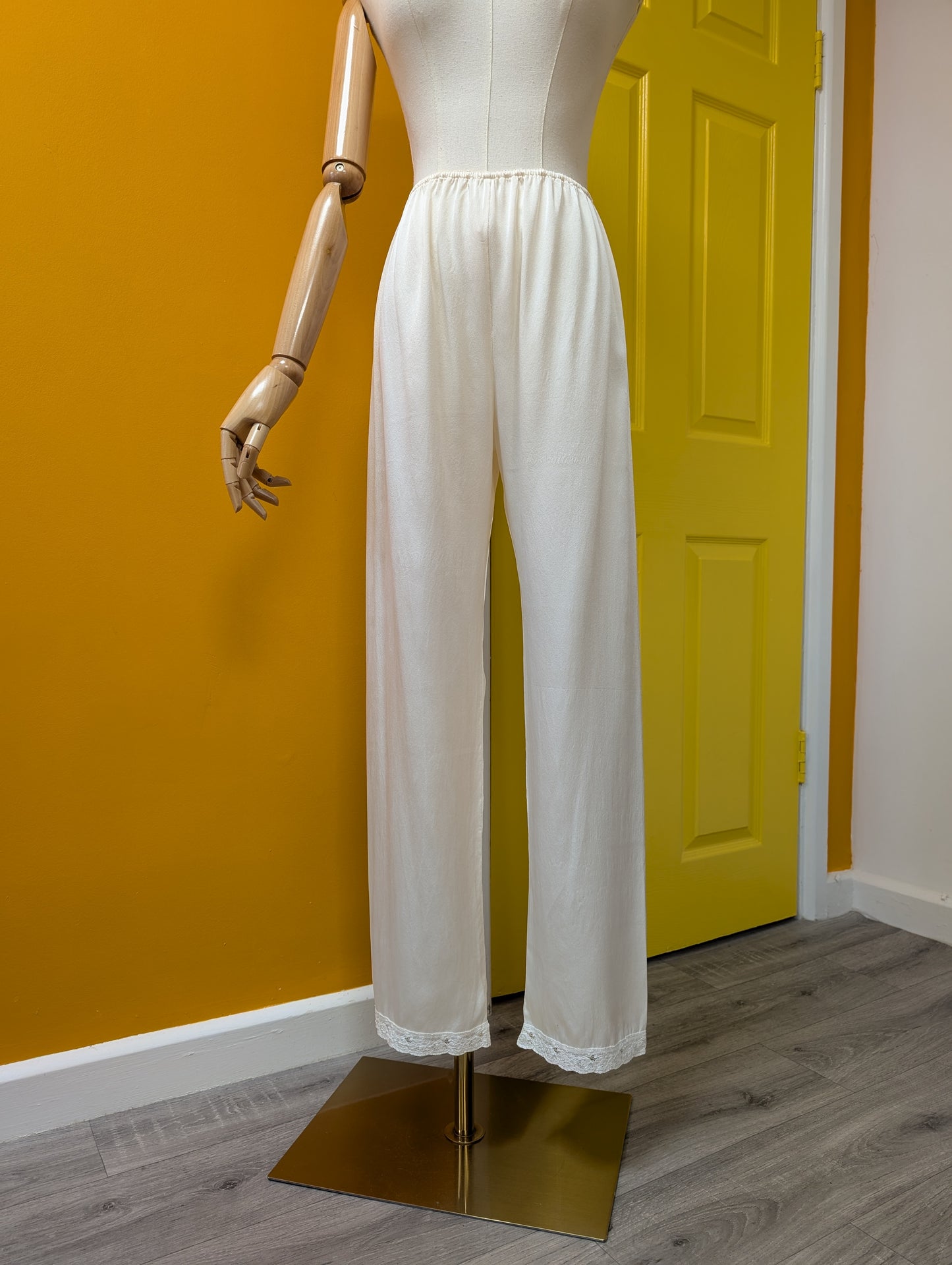 70s/80s Julia Grahame pure silk top and trouser set - XS/S