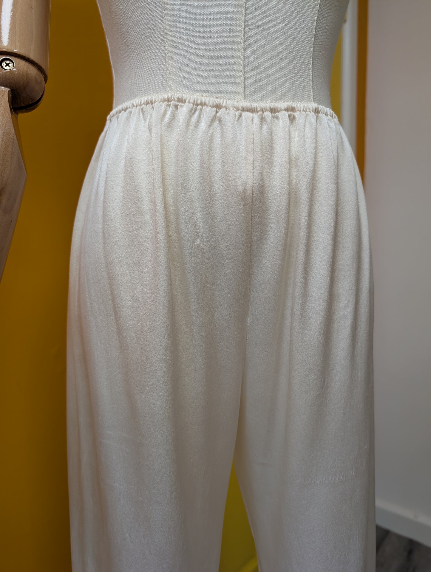 70s/80s Julia Grahame pure silk top and trouser set - XS/S