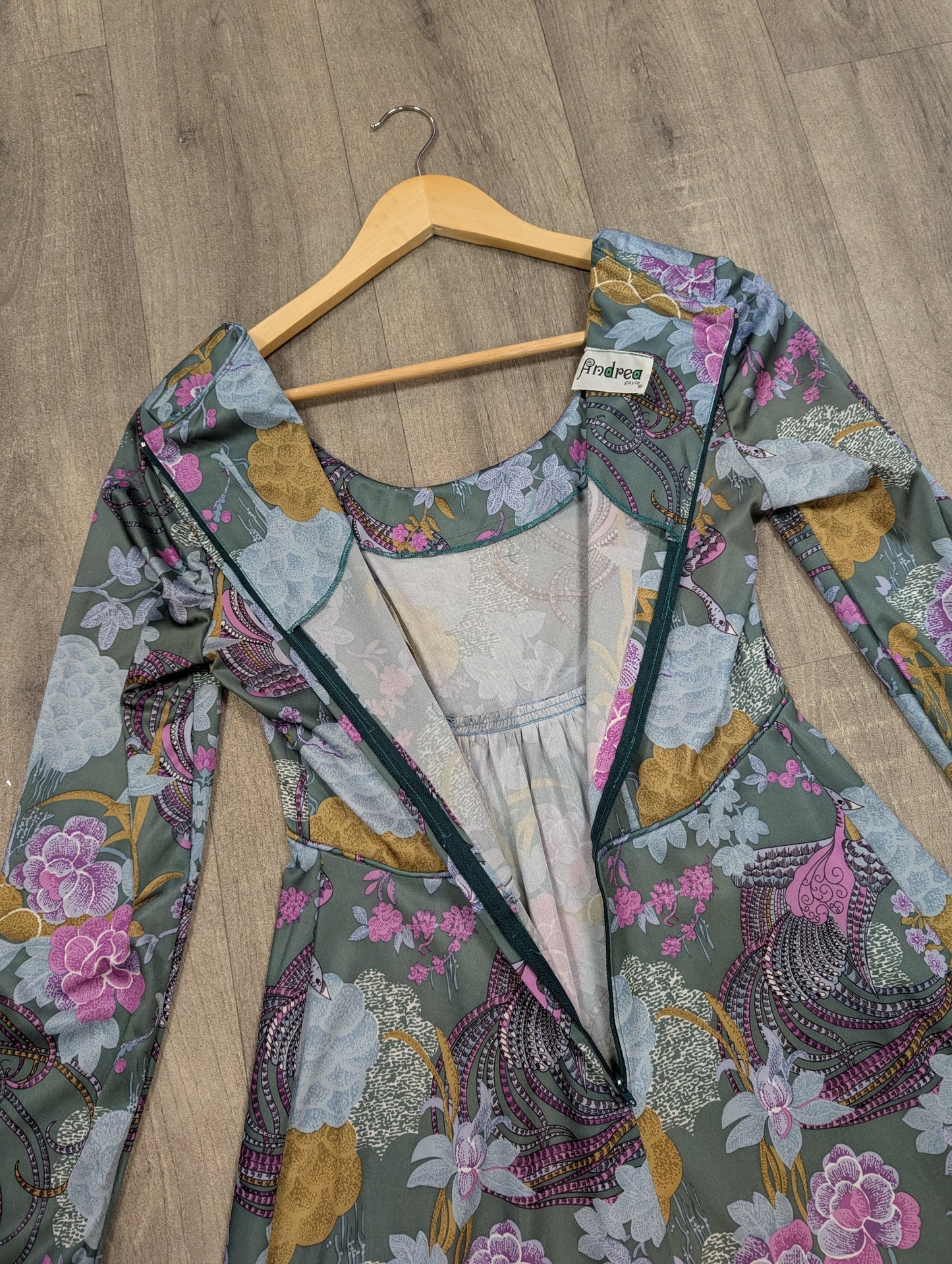 1970s Andrea Gayle dress - S/8/10
