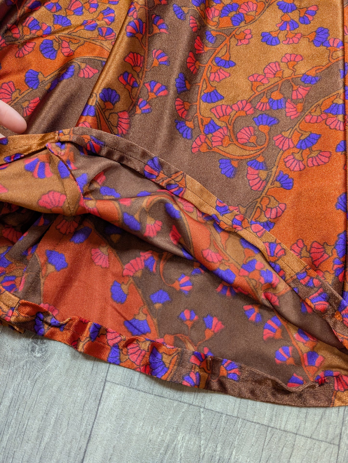 1970s psychedelic dress - S/8/10