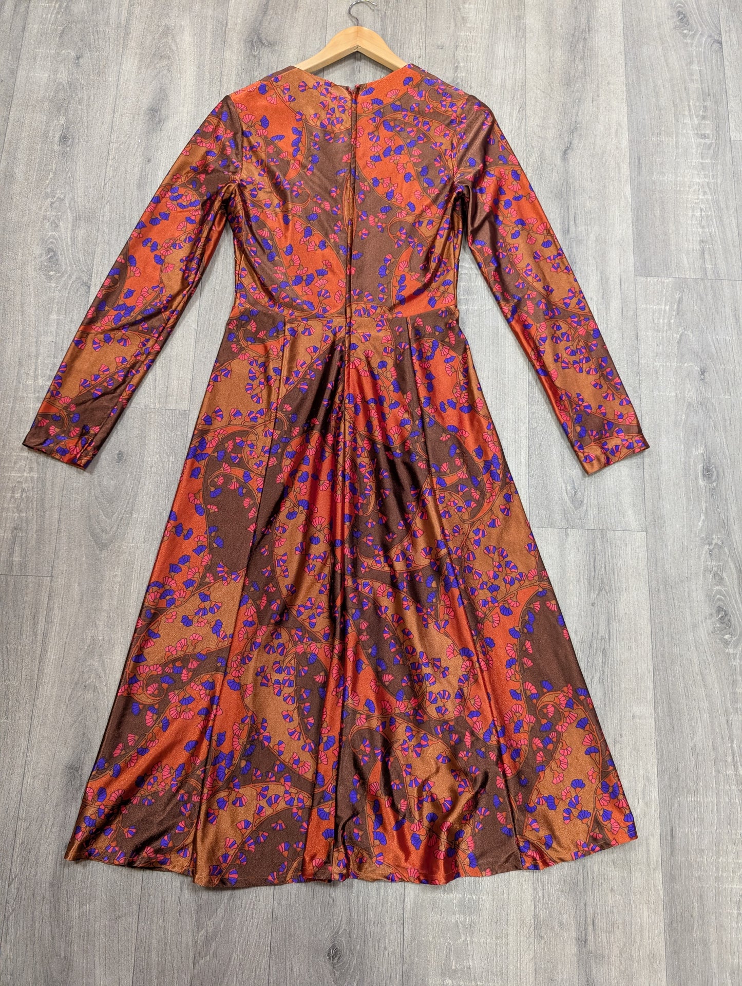 1970s psychedelic dress - S/8/10