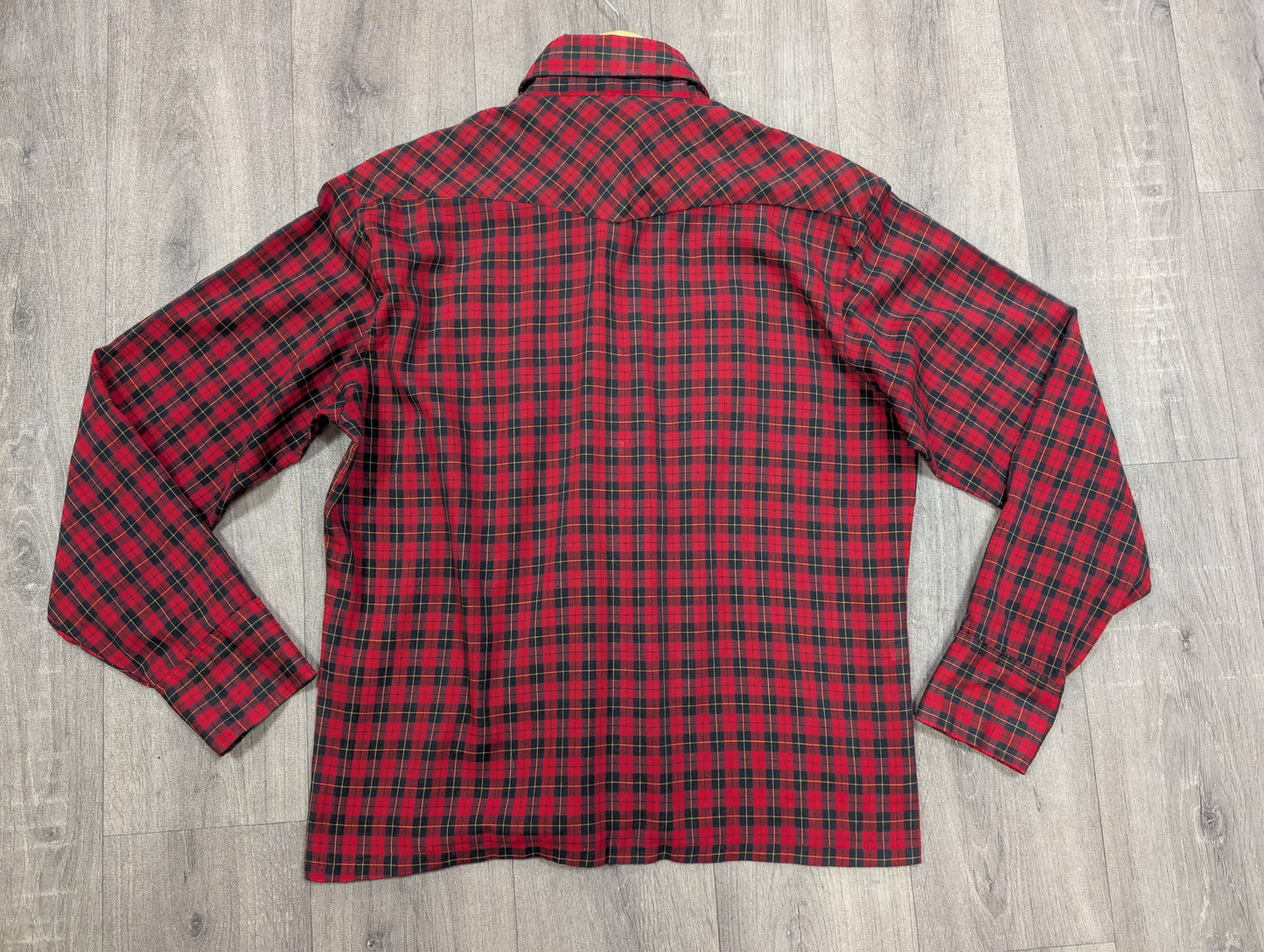 1970s Western Collection by Michael Barry red check shirt