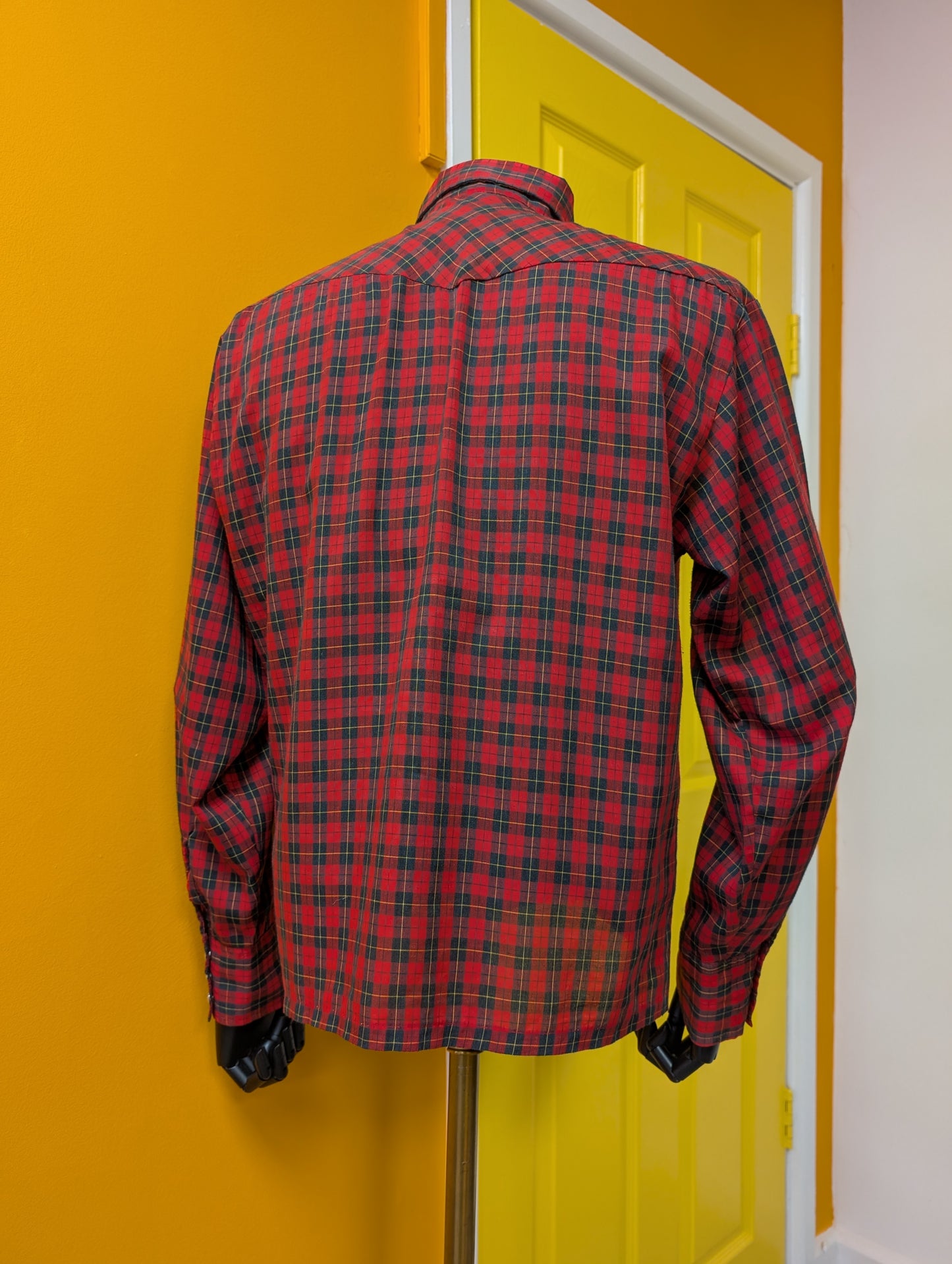 1970s Western Collection by Michael Barry red check shirt