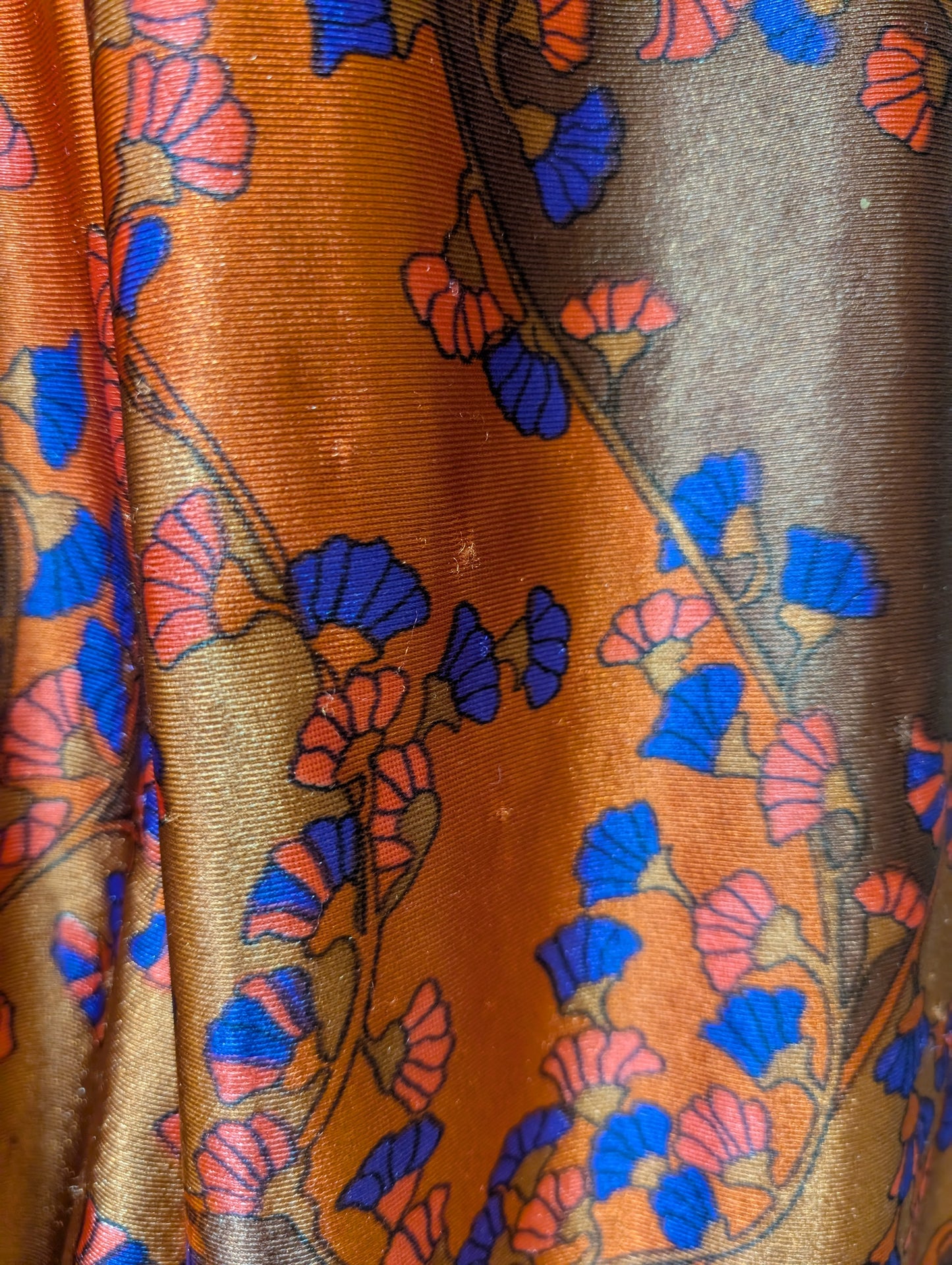 1970s psychedelic dress - S/8/10