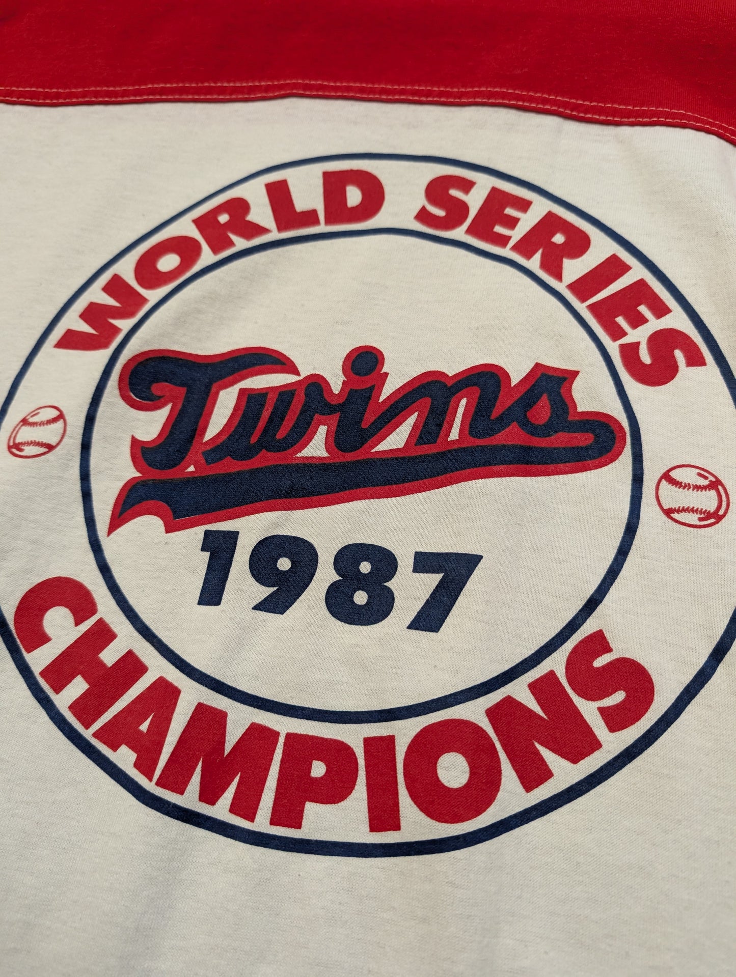1980s 1987 World Series champions Minnesota Twins t-shirt