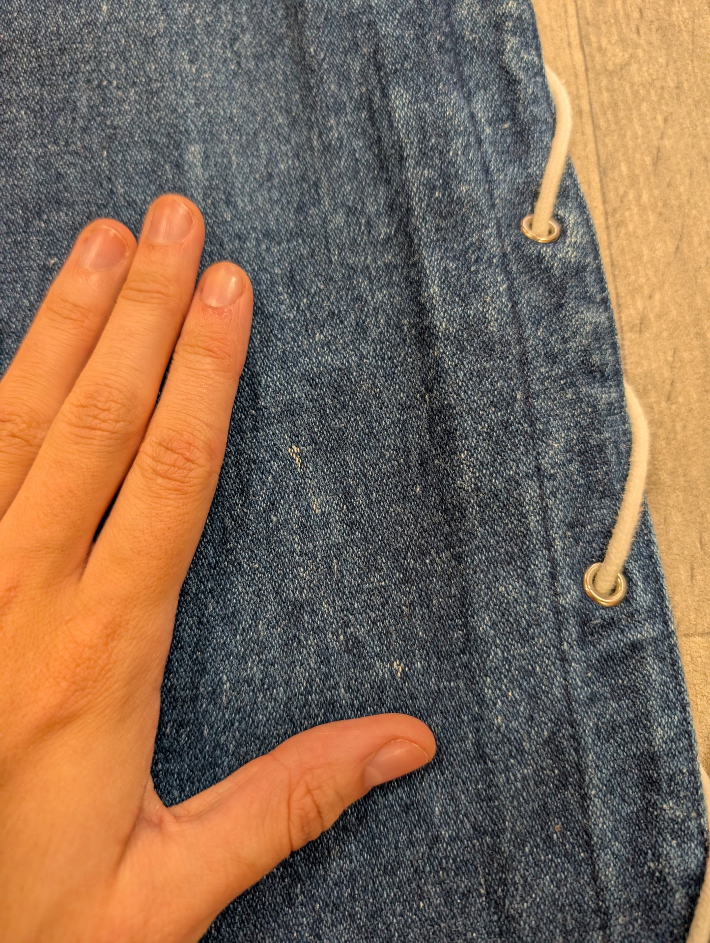 70s/80s John Craig lace up jeans - 24" waist