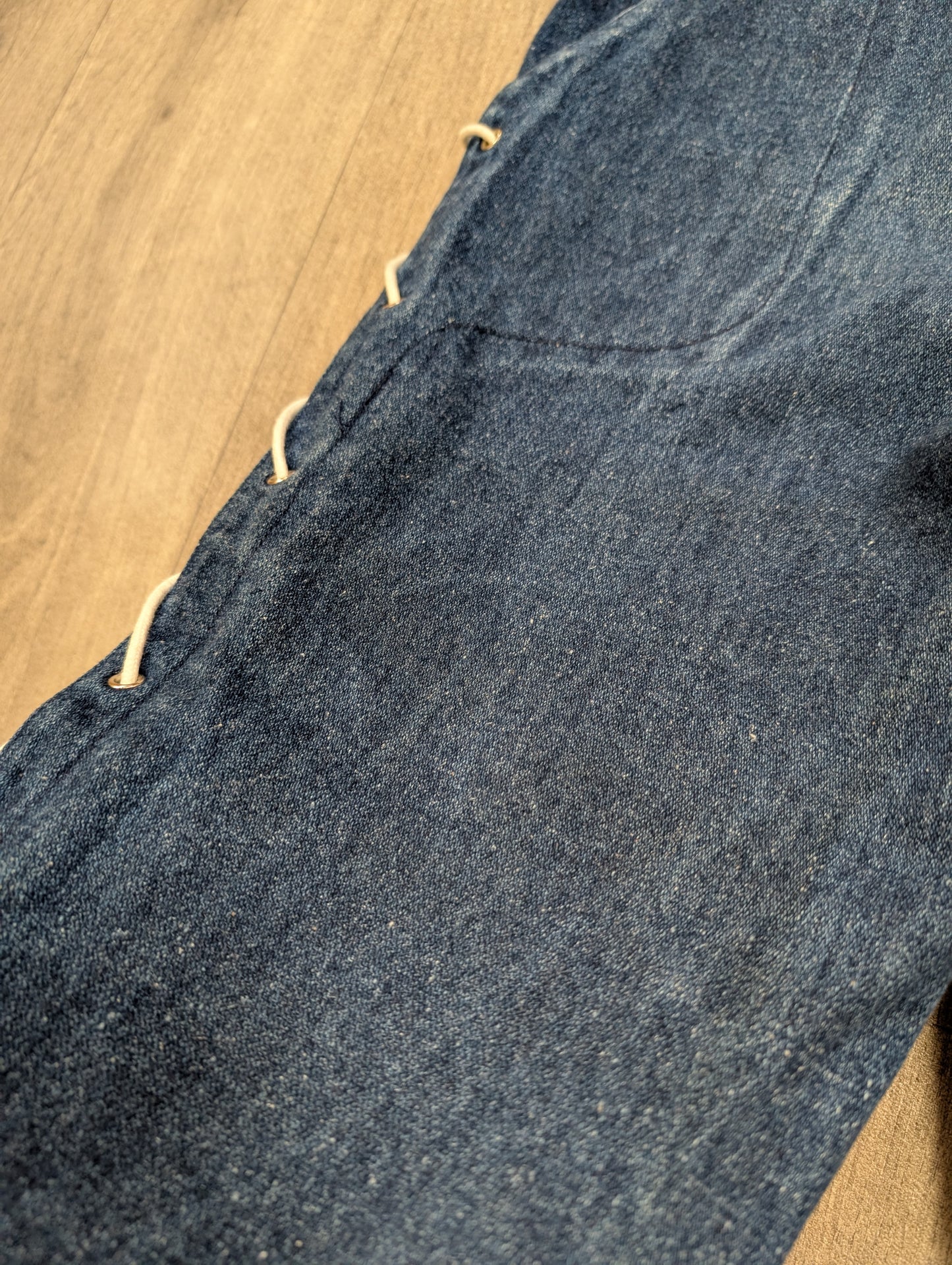 70s/80s John Craig lace up jeans - 24" waist