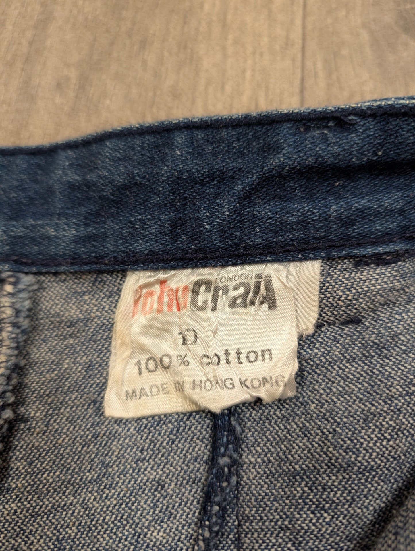 70s/80s John Craig lace up jeans - 24" waist