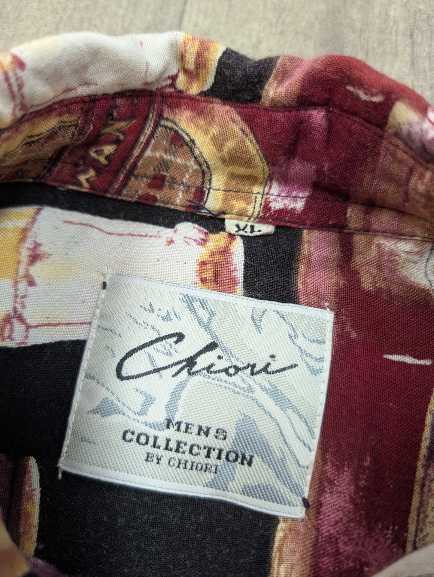 Chiori novelty beer print shirt