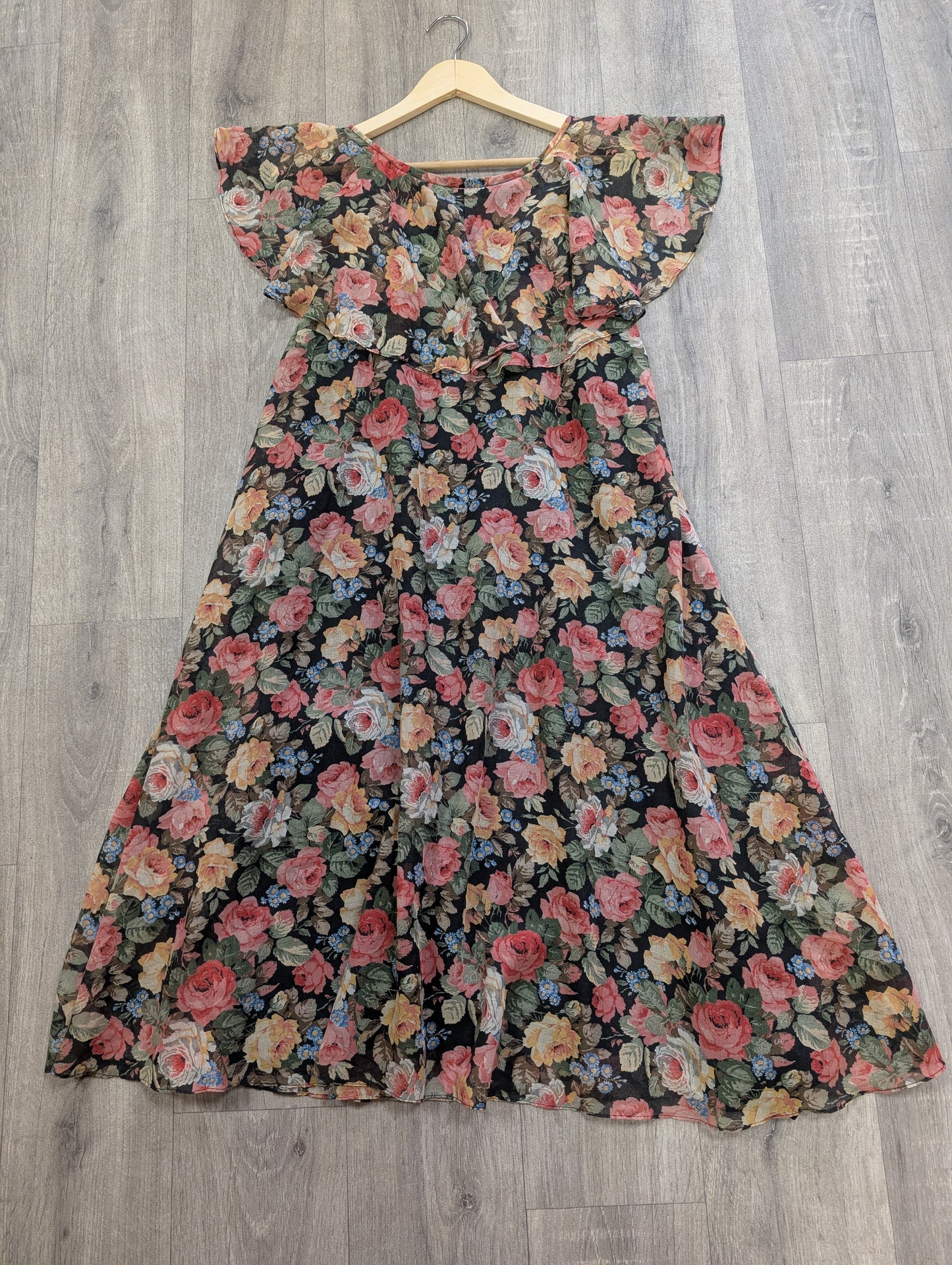 1970s Zanie floral dress - XS/S/6/8