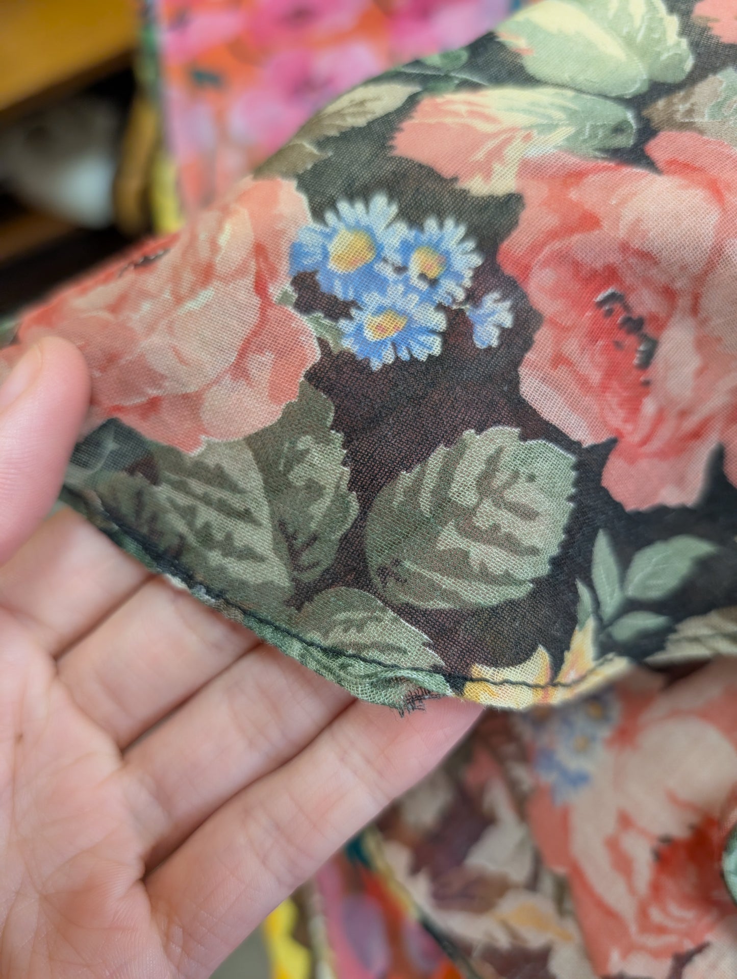 1970s Zanie floral dress - XS/S/6/8