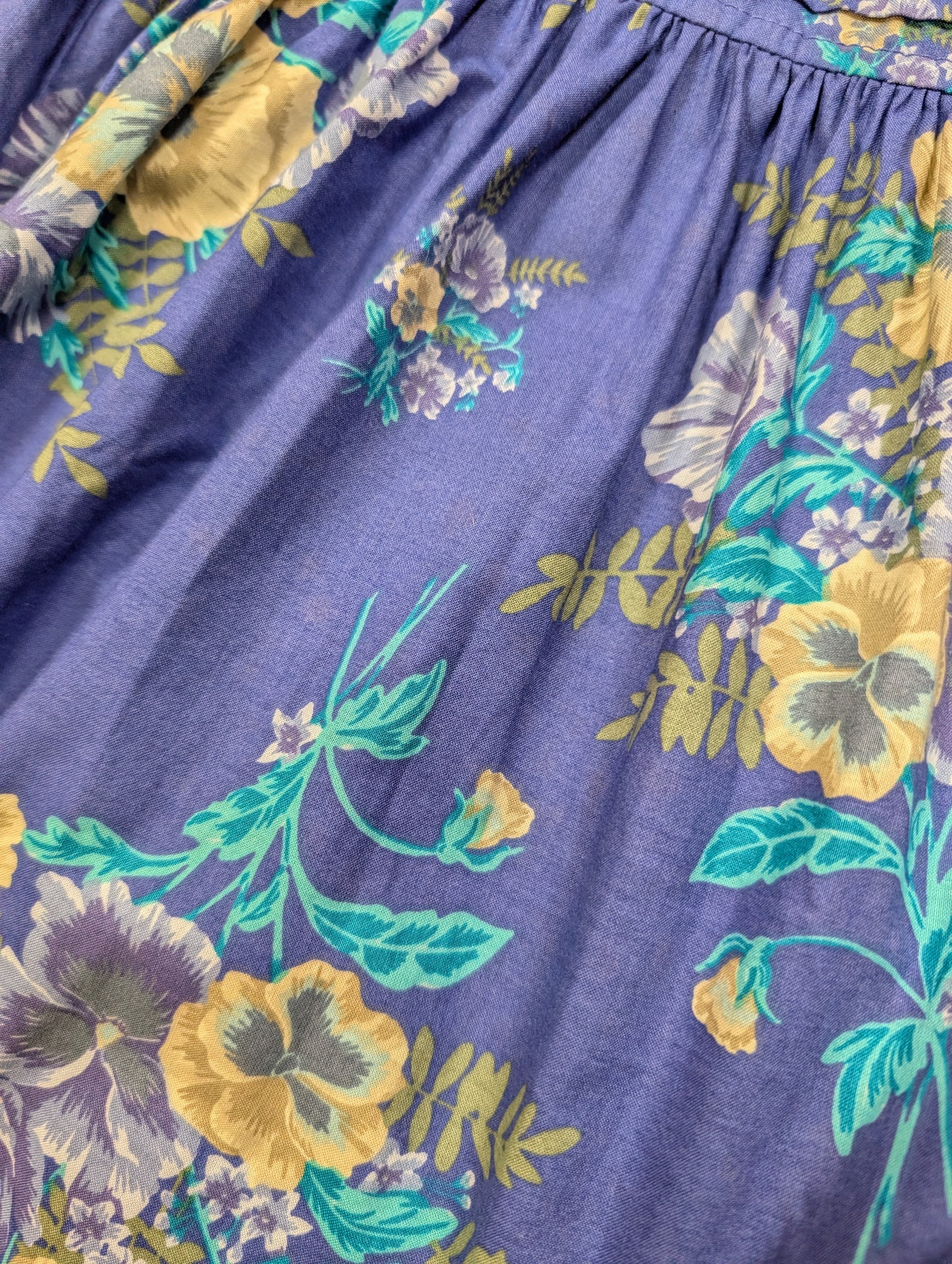 80s/90s Laura Ashley cotton floral skirt - XS/S