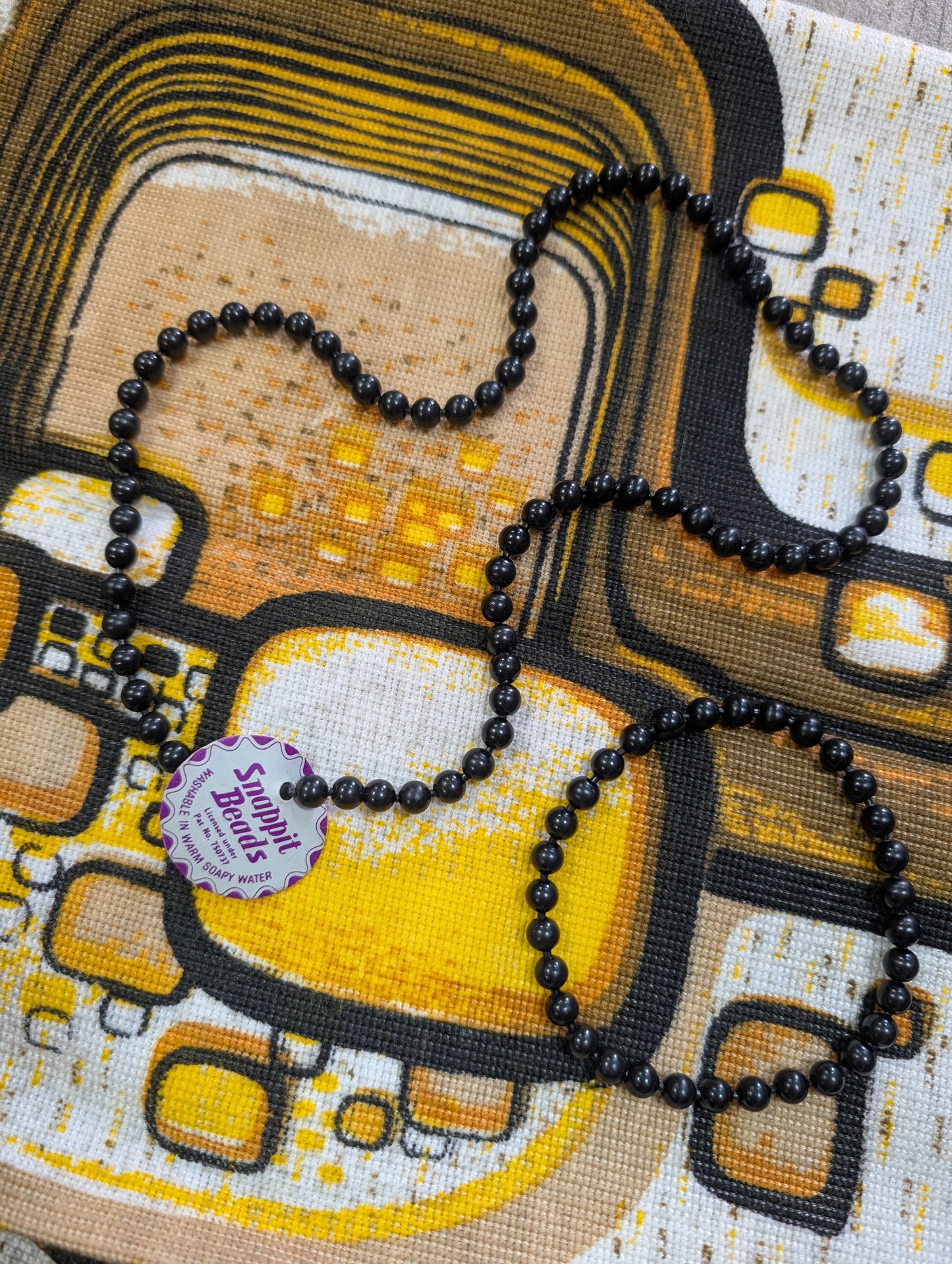 50s/60s Snappit Beads black