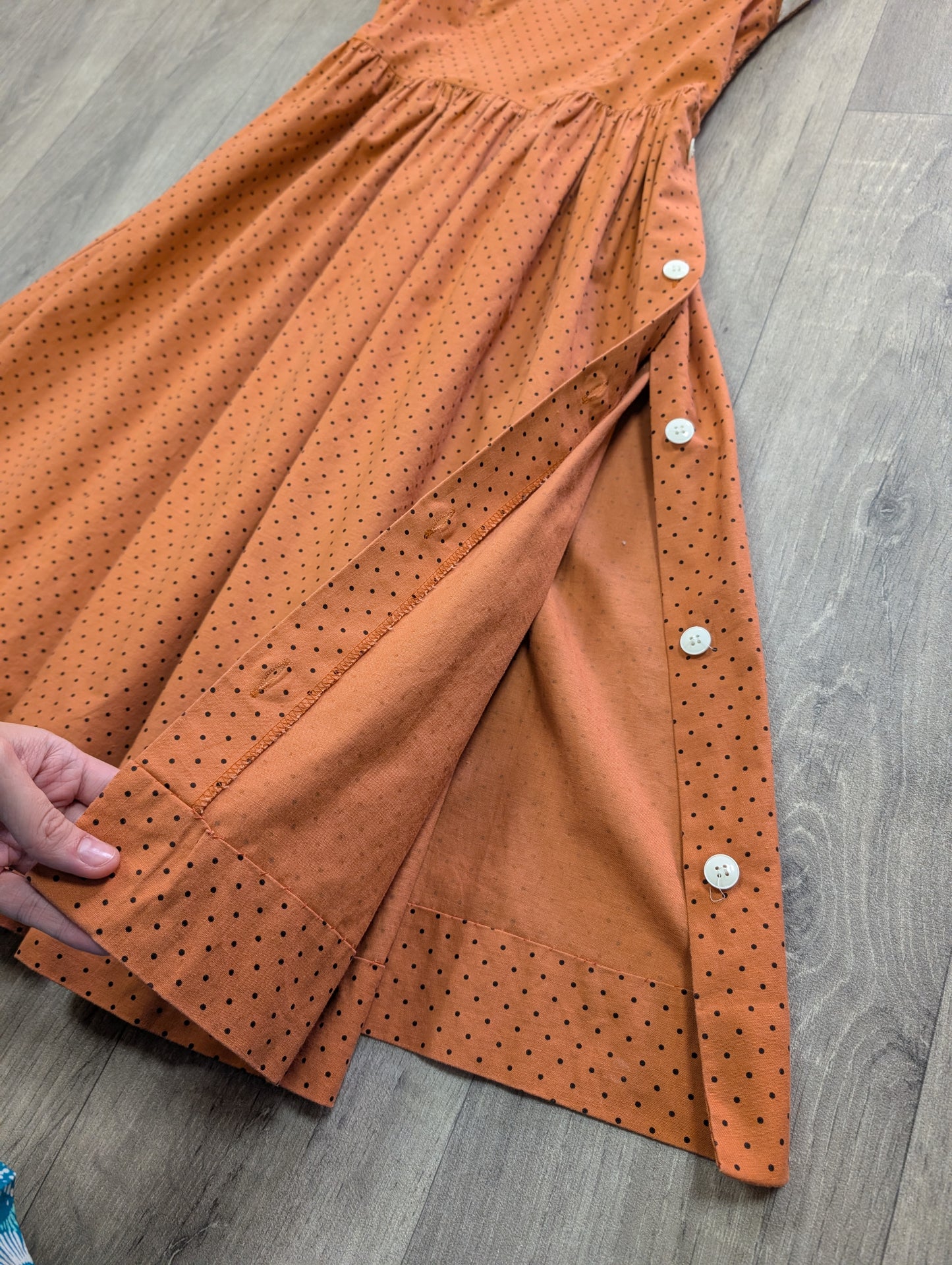 1980s BHS cotton dress - S/8/10