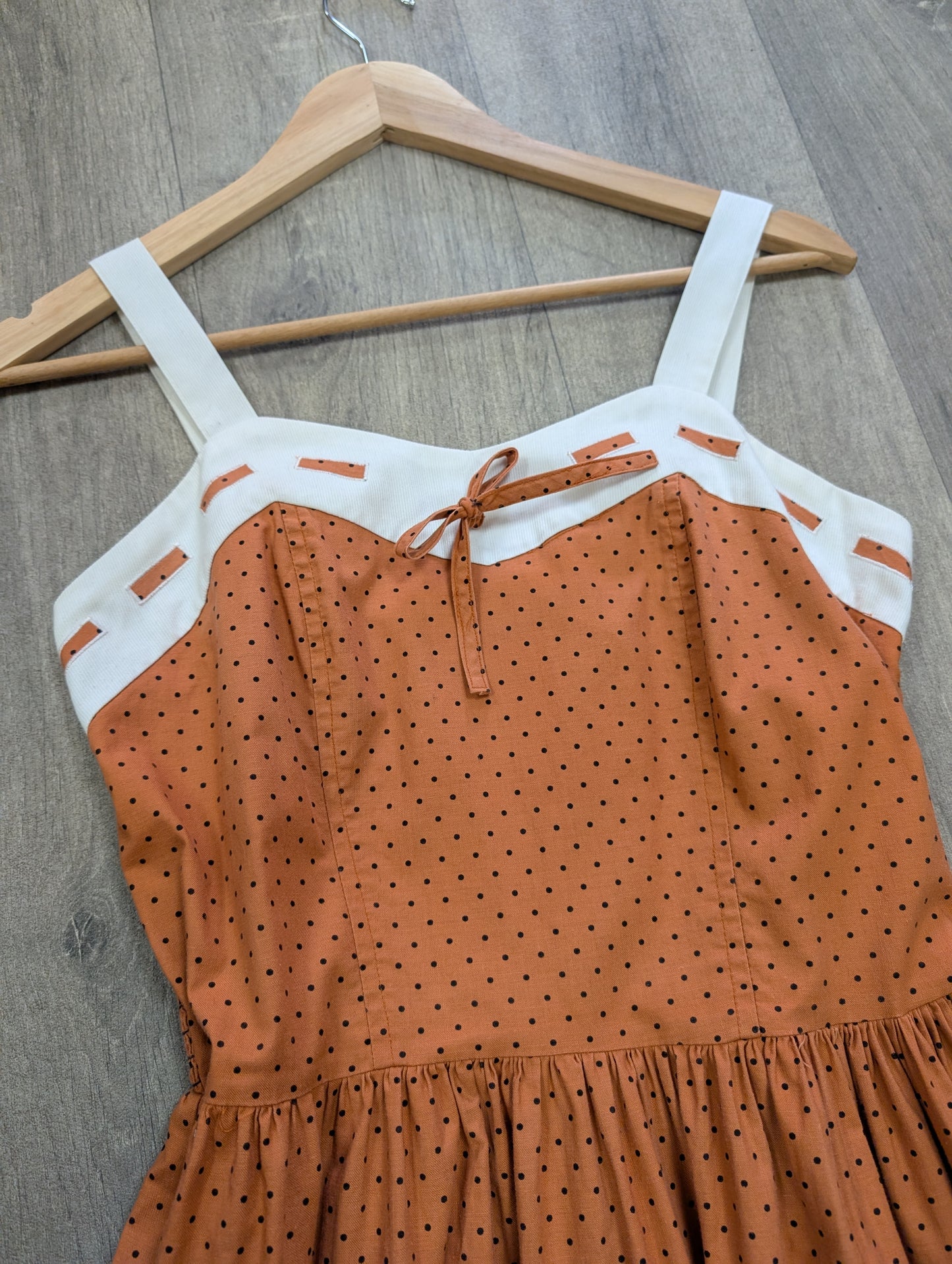1980s BHS cotton dress - S/8/10