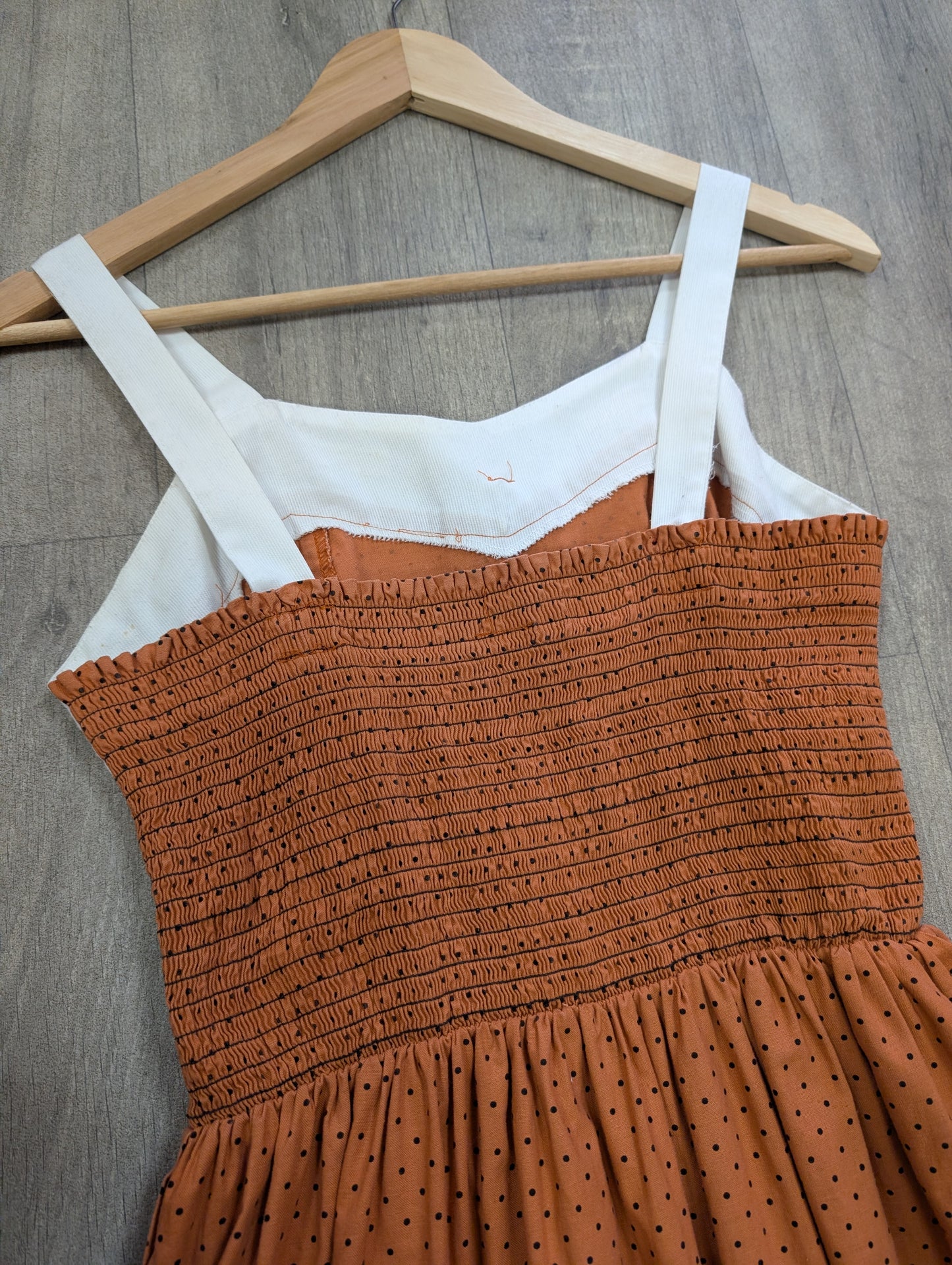 1980s BHS cotton dress - S/8/10