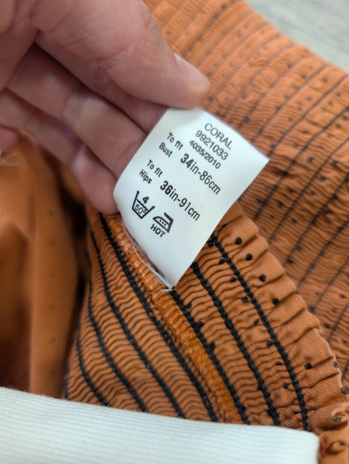 1980s BHS cotton dress - S/8/10