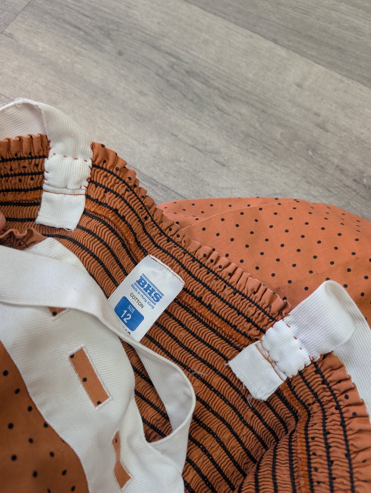 1980s BHS cotton dress - S/8/10