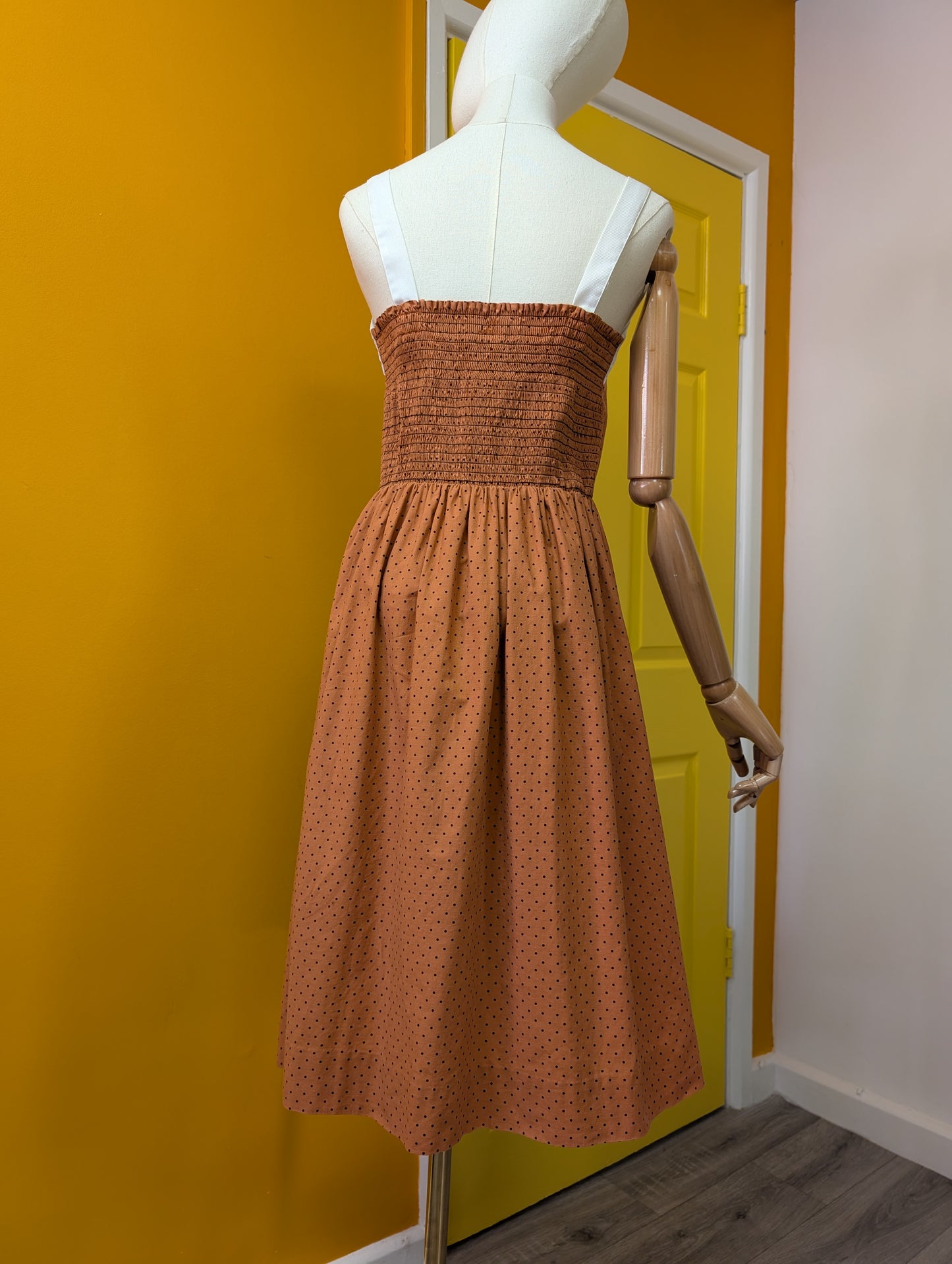 1980s BHS cotton dress - S/8/10