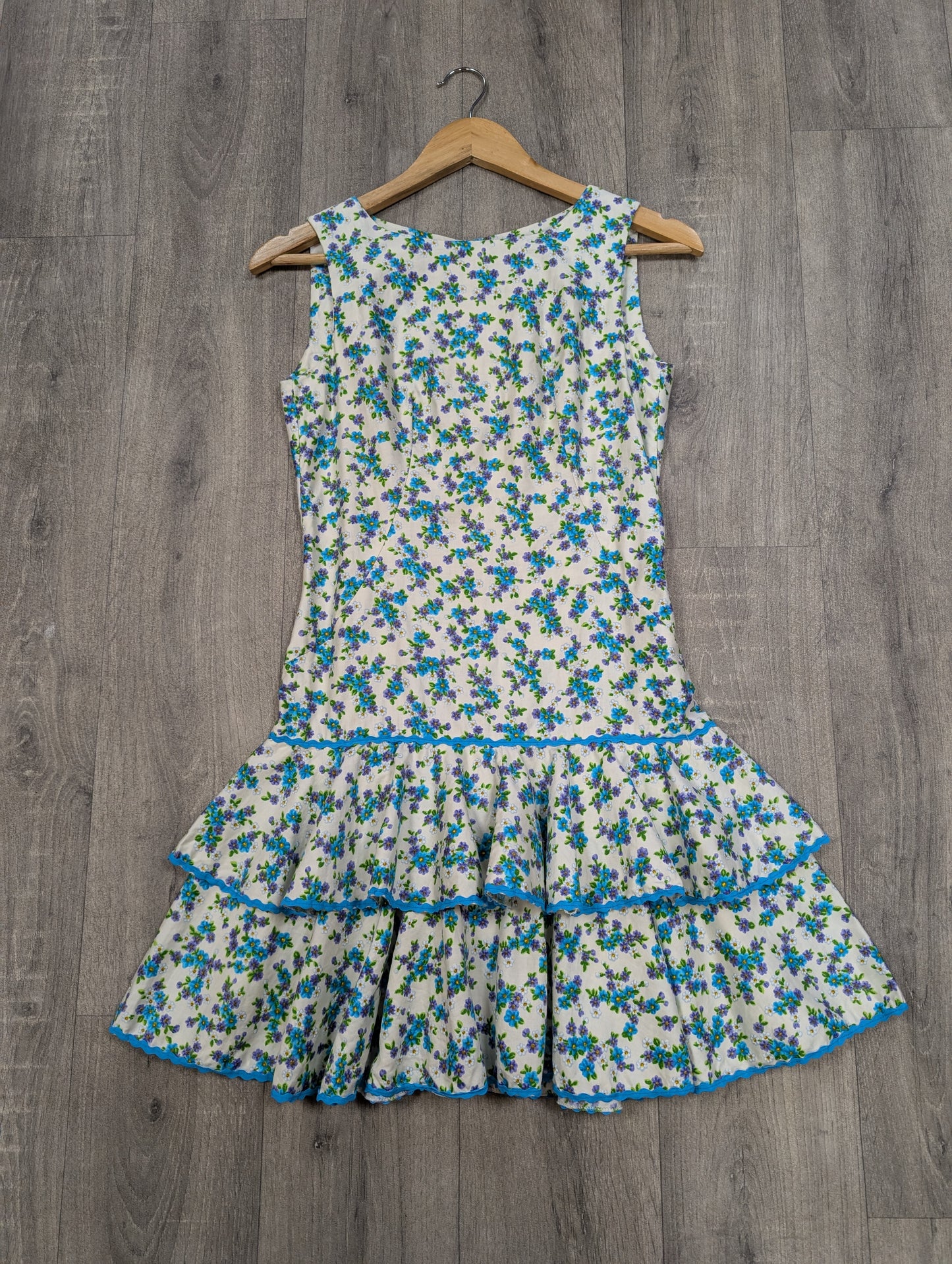 1960s Gina Fratini floral cotton mini dress - XS/6/8
