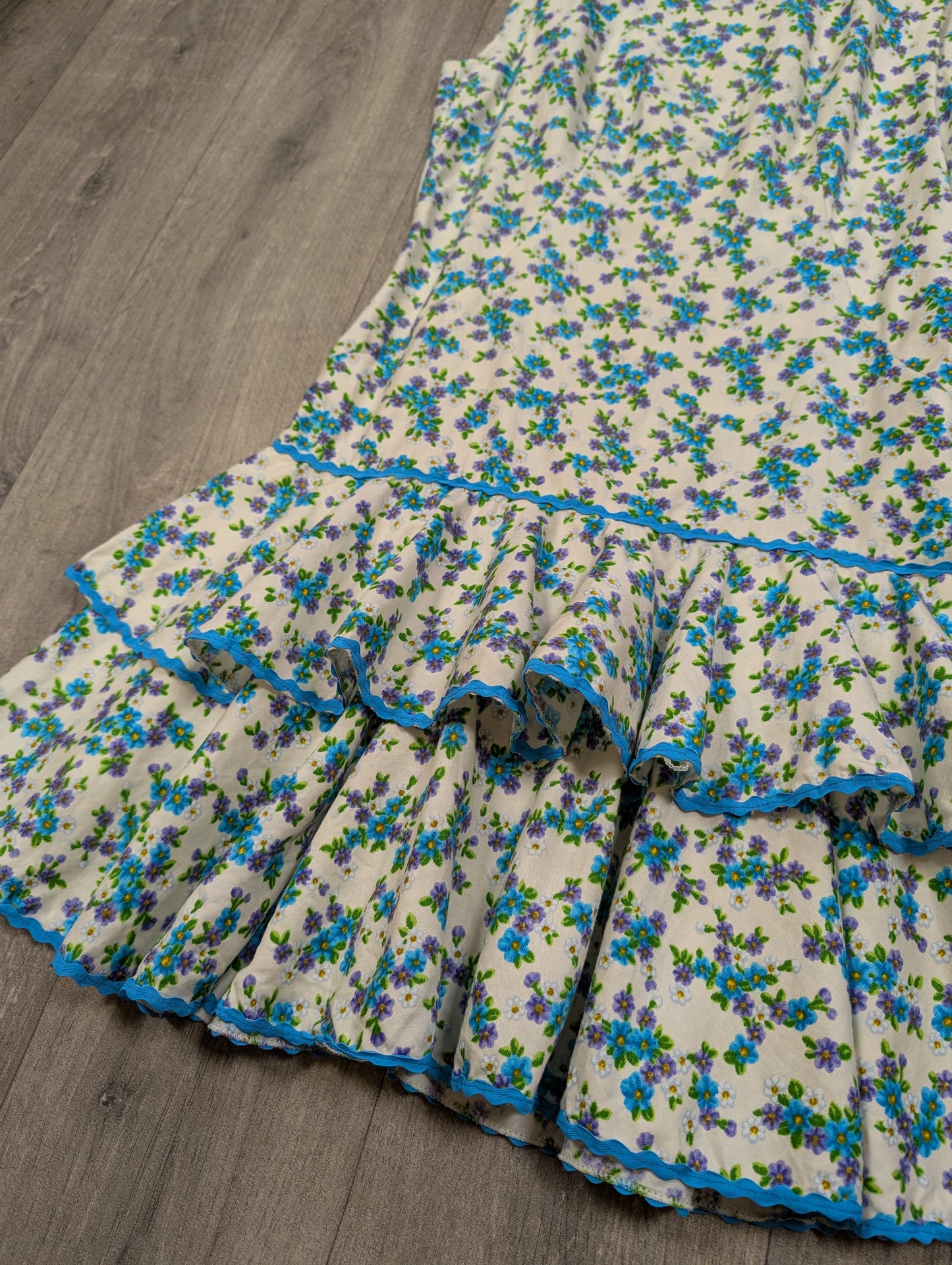 1960s Gina Fratini floral cotton mini dress - XS/6/8