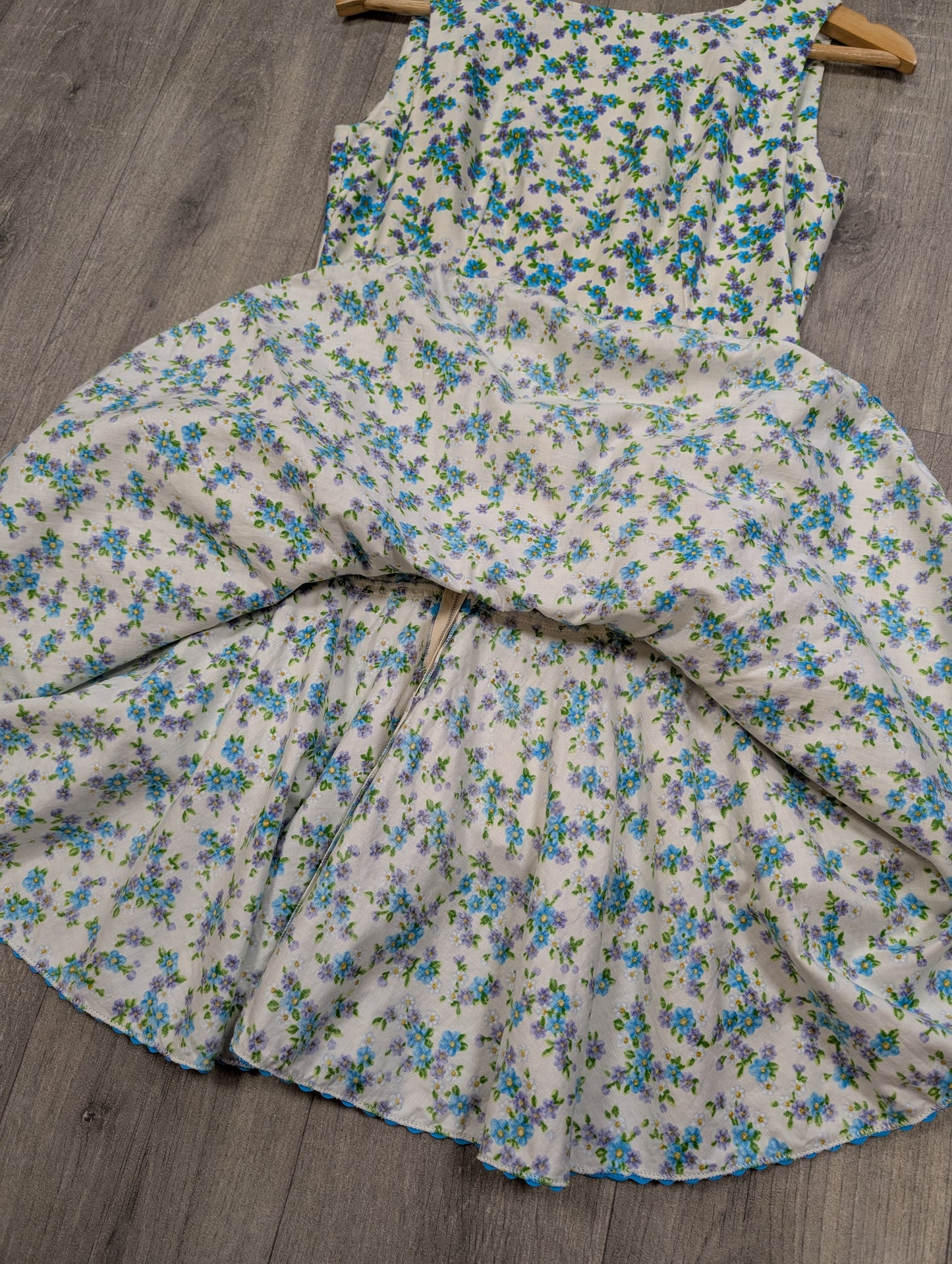 1960s Gina Fratini floral cotton mini dress - XS/6/8