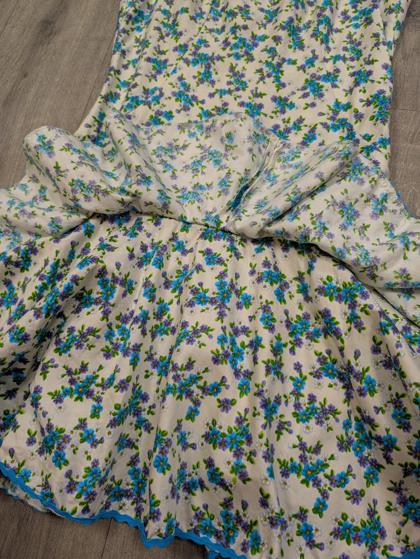 1960s Gina Fratini floral cotton mini dress - XS/6/8