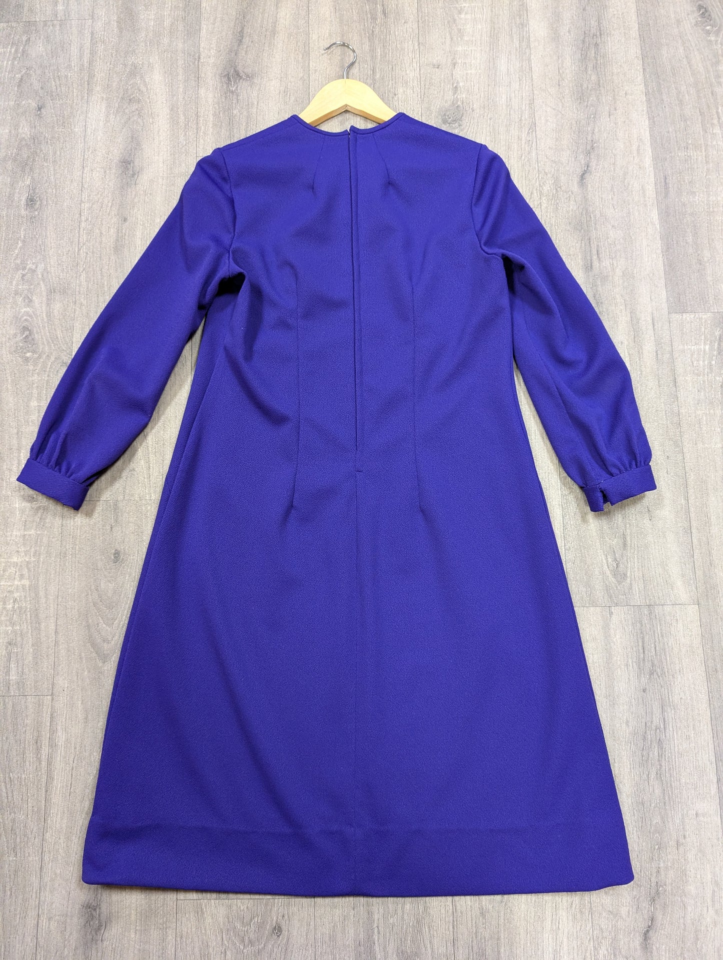 60s/70s purple dress - M/12