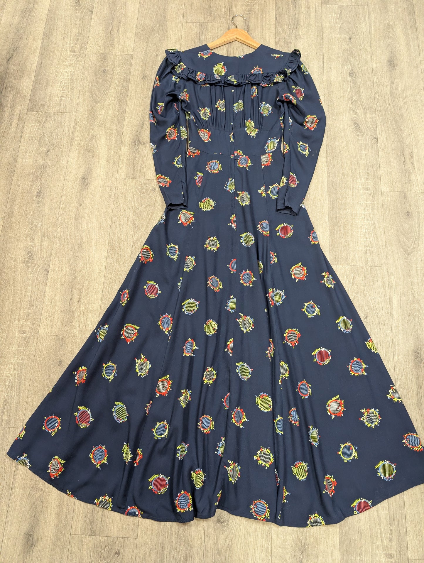 1970s Ossie Clark for Radley sold at Fenwick Celia Birtwell print maxi dress - XS/S/6/8