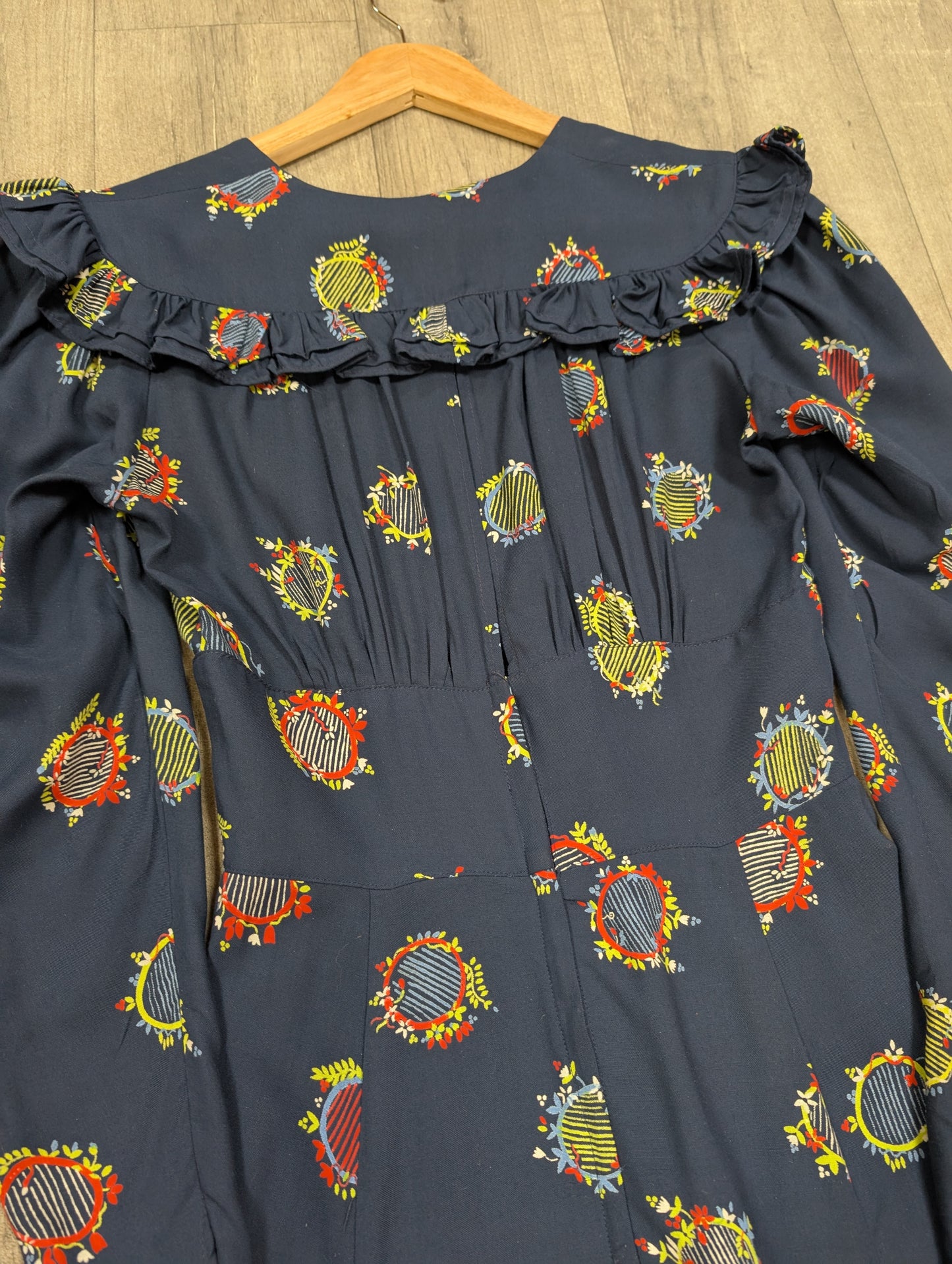 1970s Ossie Clark for Radley sold at Fenwick Celia Birtwell print maxi dress - XS/S/6/8