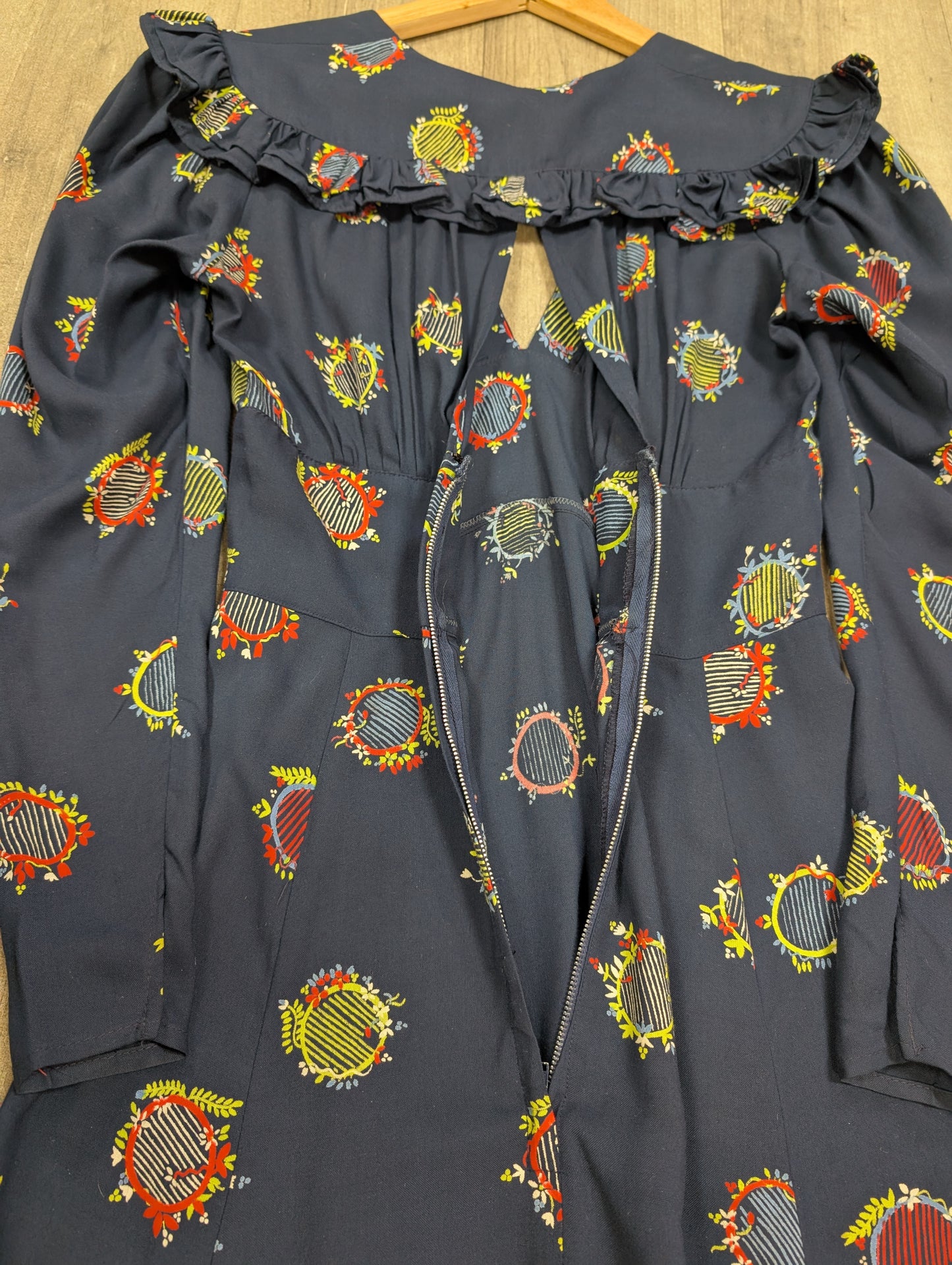 1970s Ossie Clark for Radley sold at Fenwick Celia Birtwell print maxi dress - XS/S/6/8