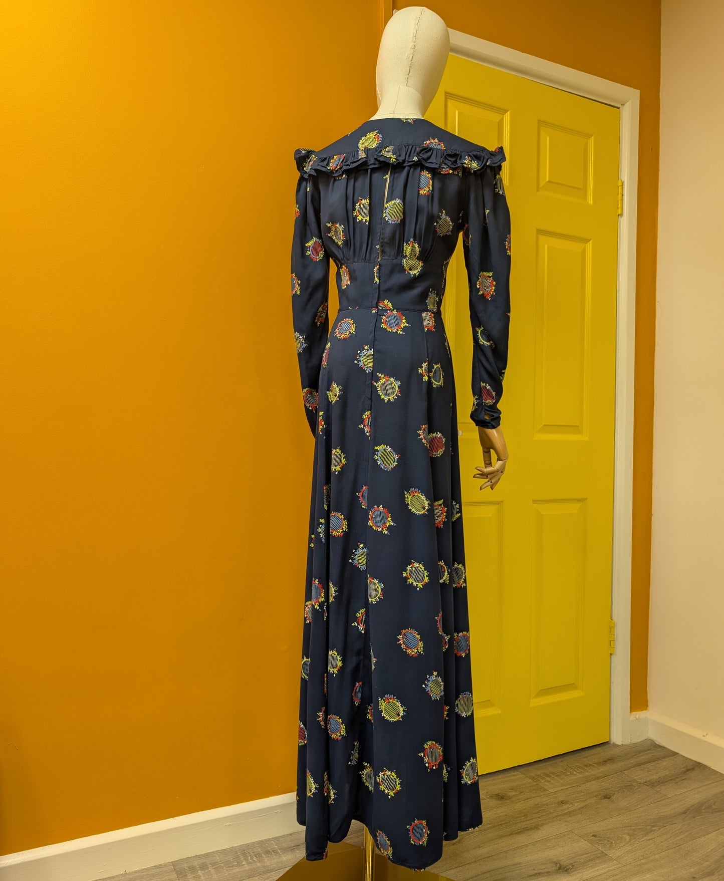 1970s Ossie Clark for Radley sold at Fenwick Celia Birtwell print maxi dress - XS/S/6/8