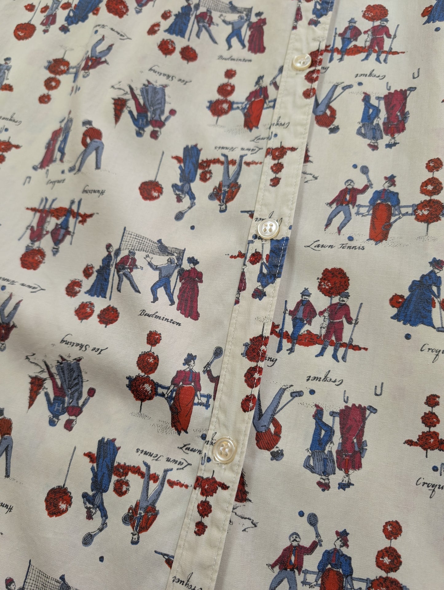 1960s Miss Fashionality novelty print cotton shirt shift dress