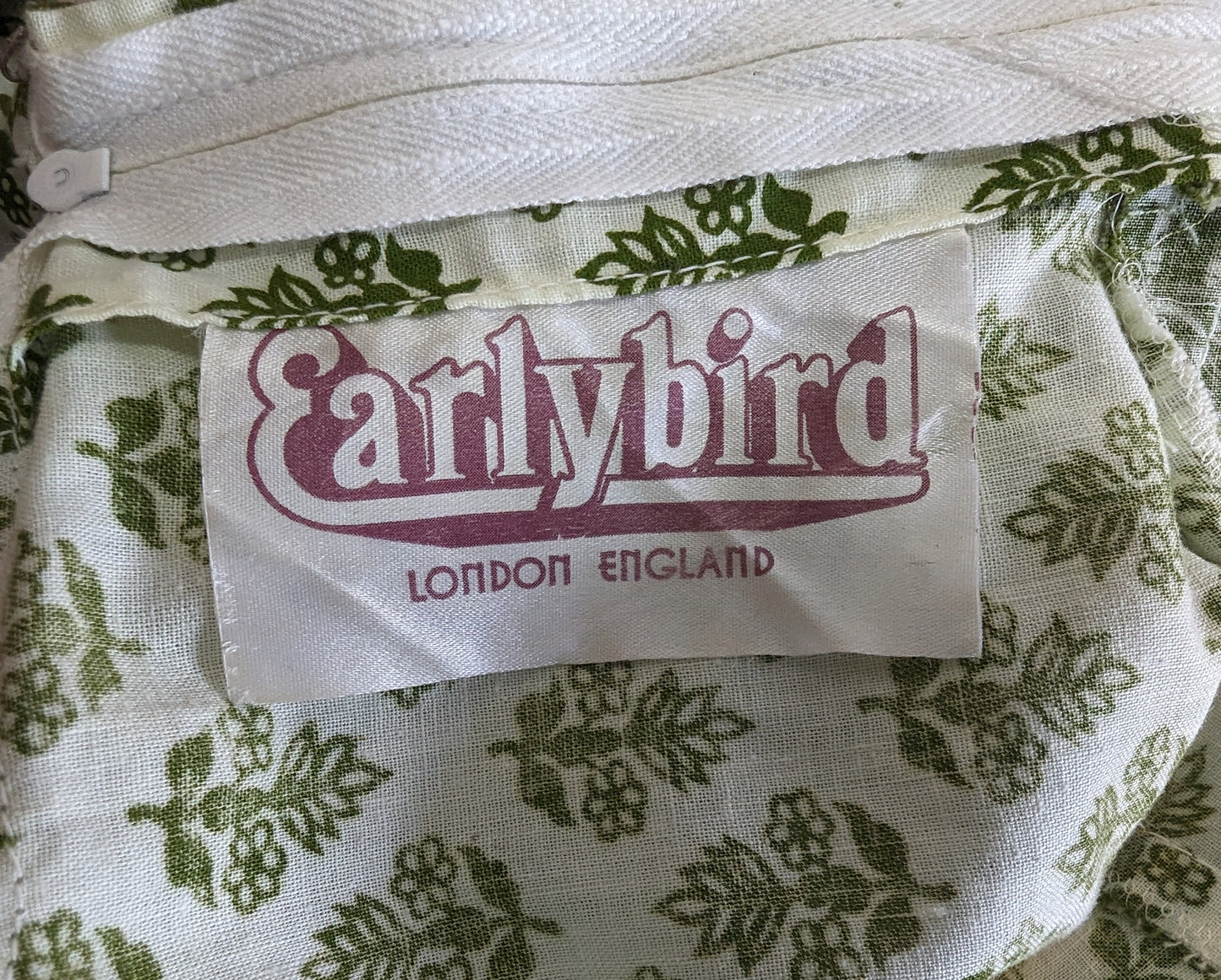 Rare 1970s Earlybird maxi dress - Size 8