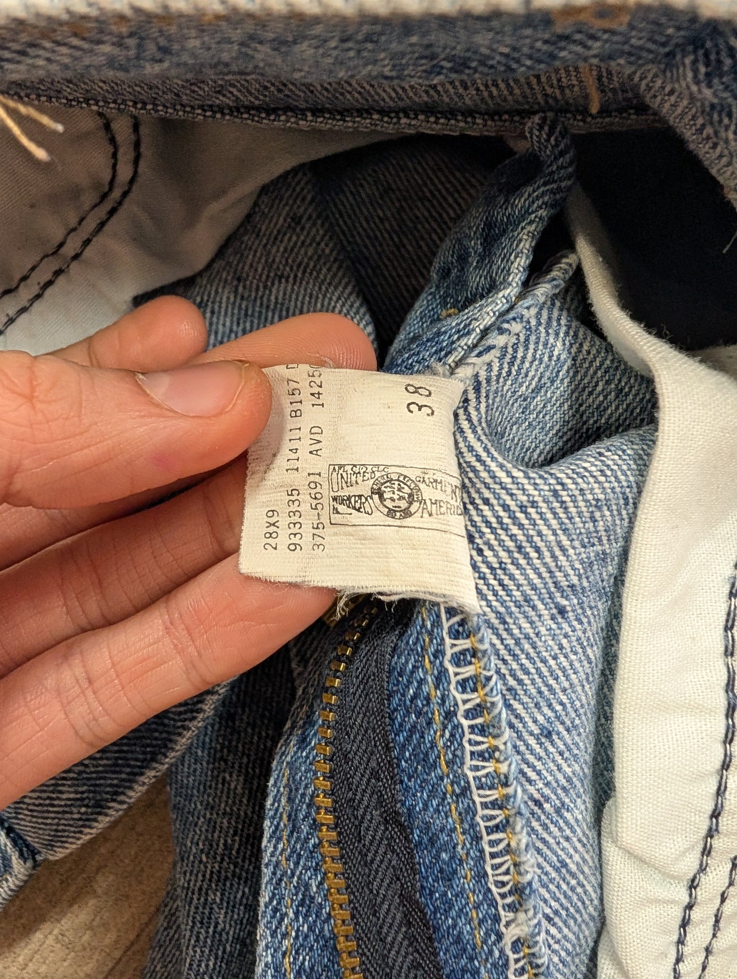 1990s Lee made in USA denim shorts - 28" waist