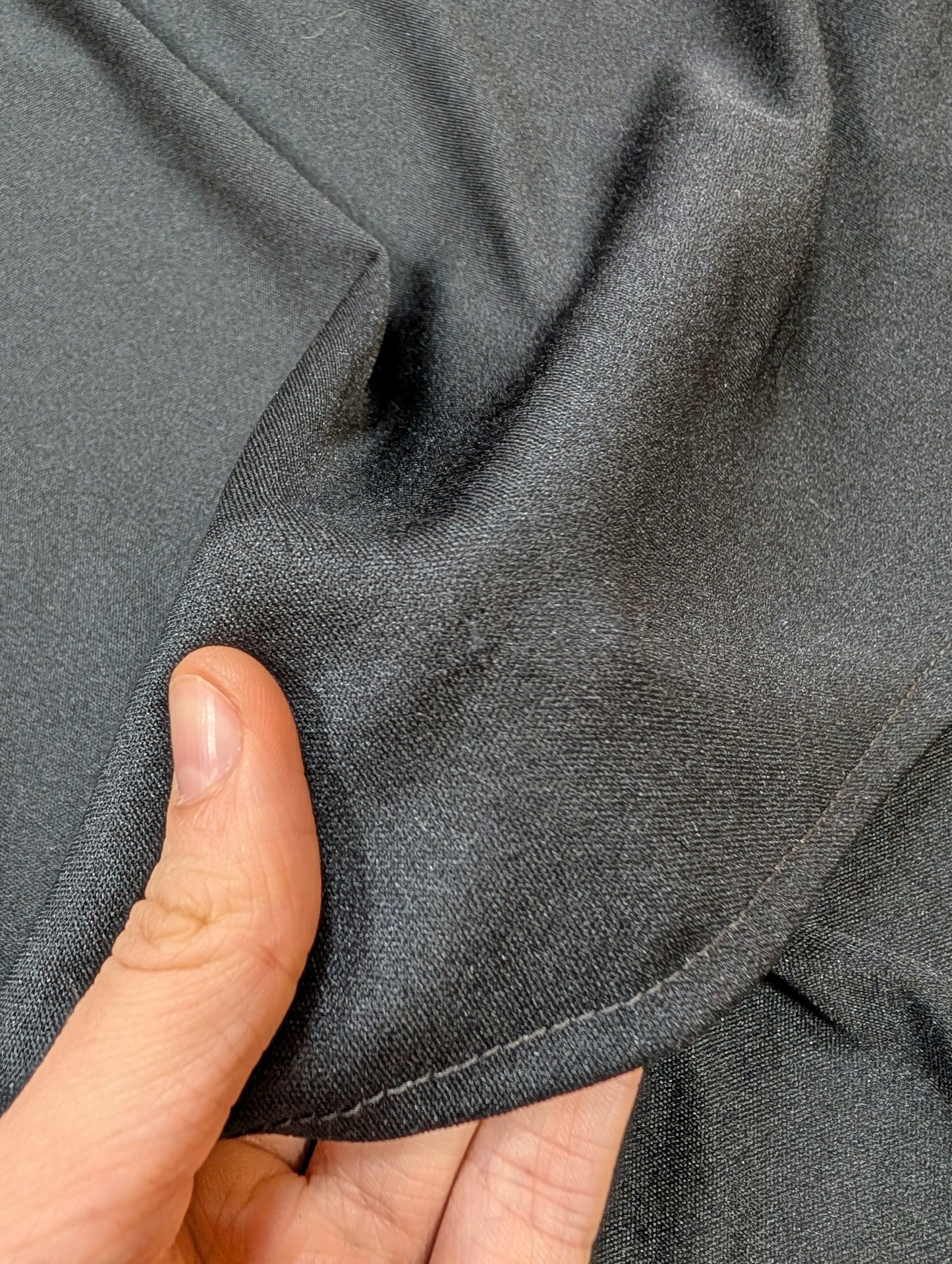 1970s Mr Darren black maxi dress - S/8
