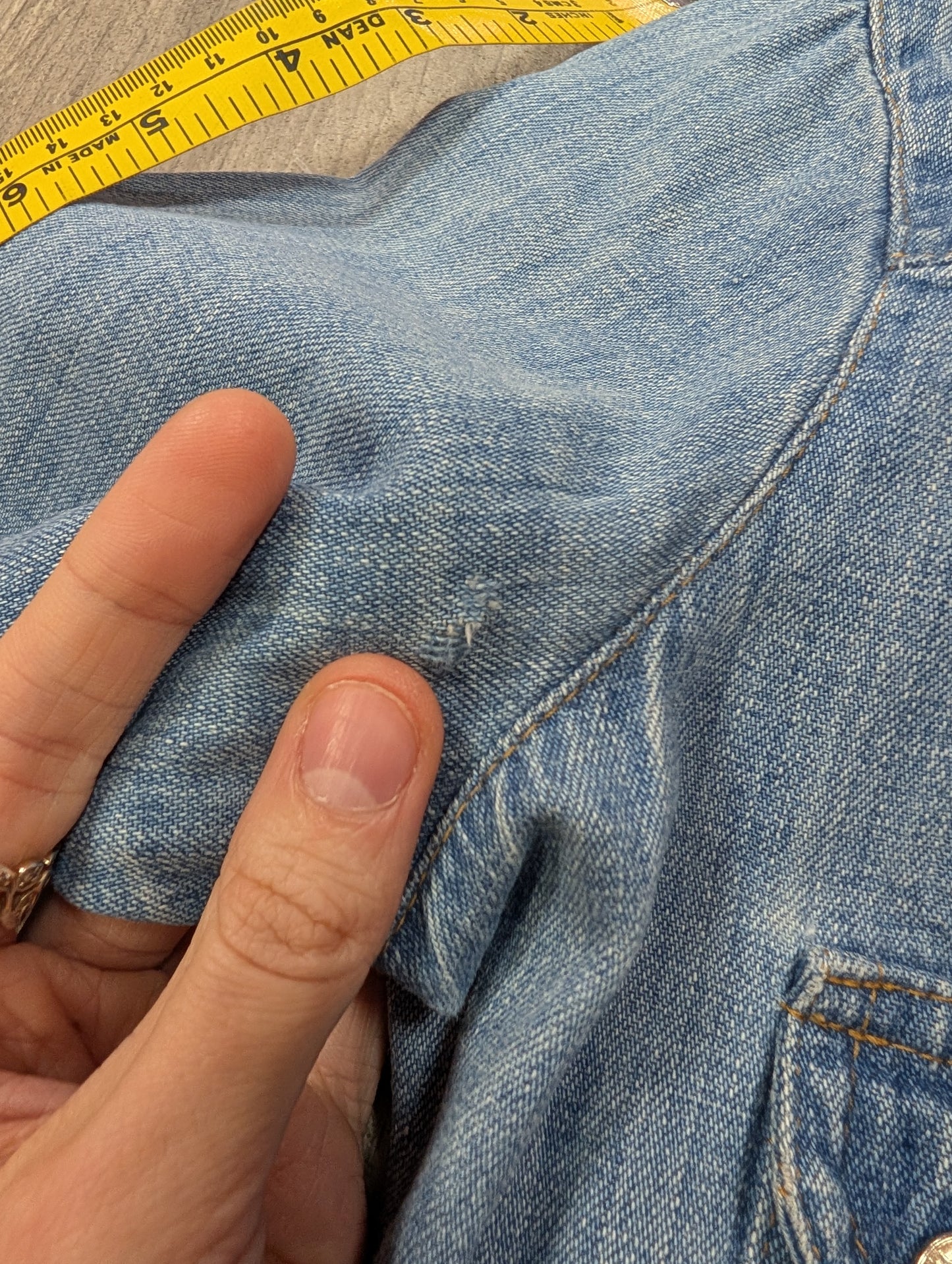 1970s Gul & Bla denim western shirt - XS/S