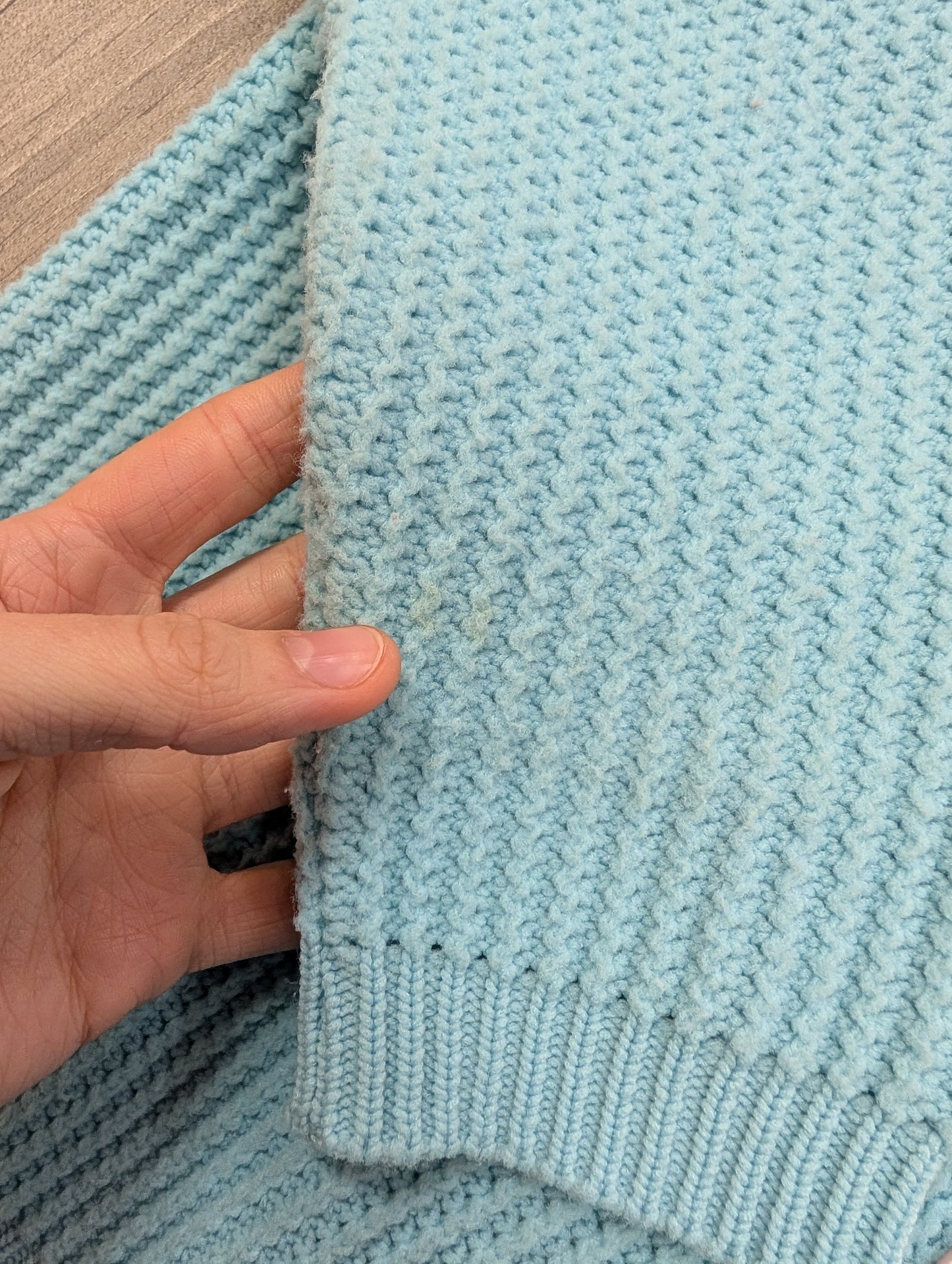 1960s St Michael bri nylon blue cardigan - M